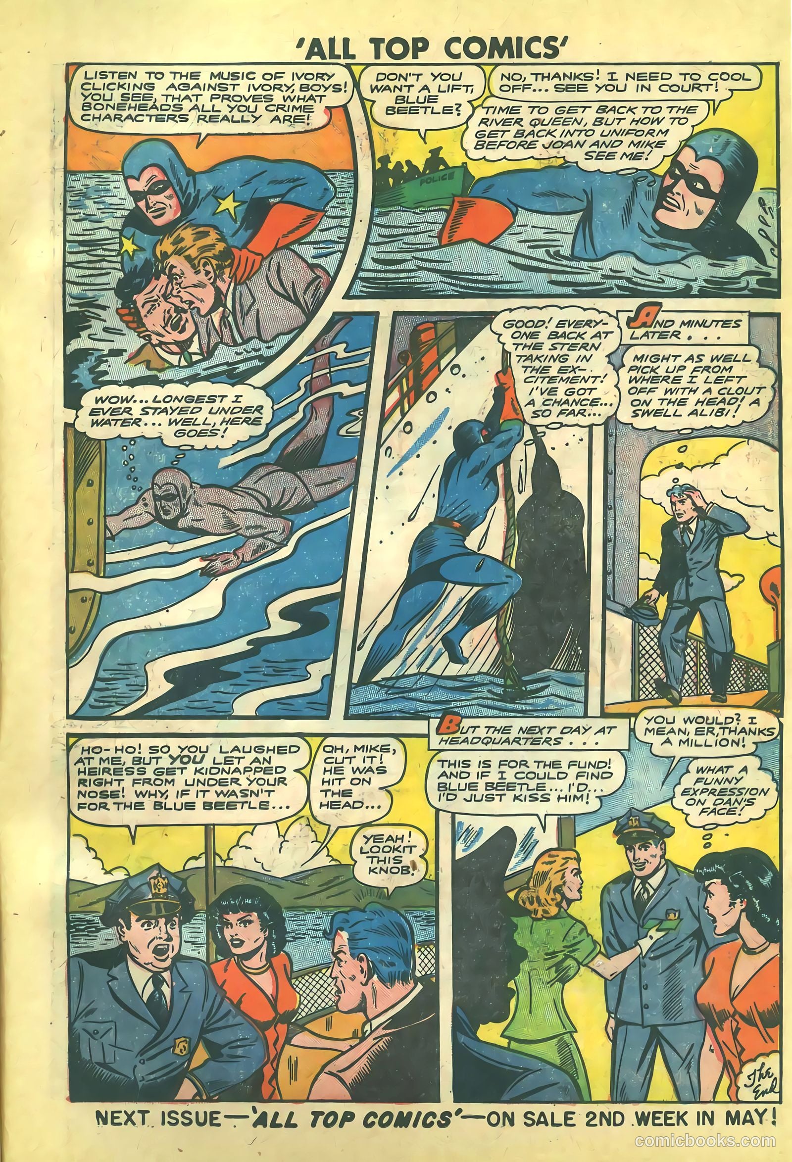 All Top Comics #11 (1948) — page 33 of 36