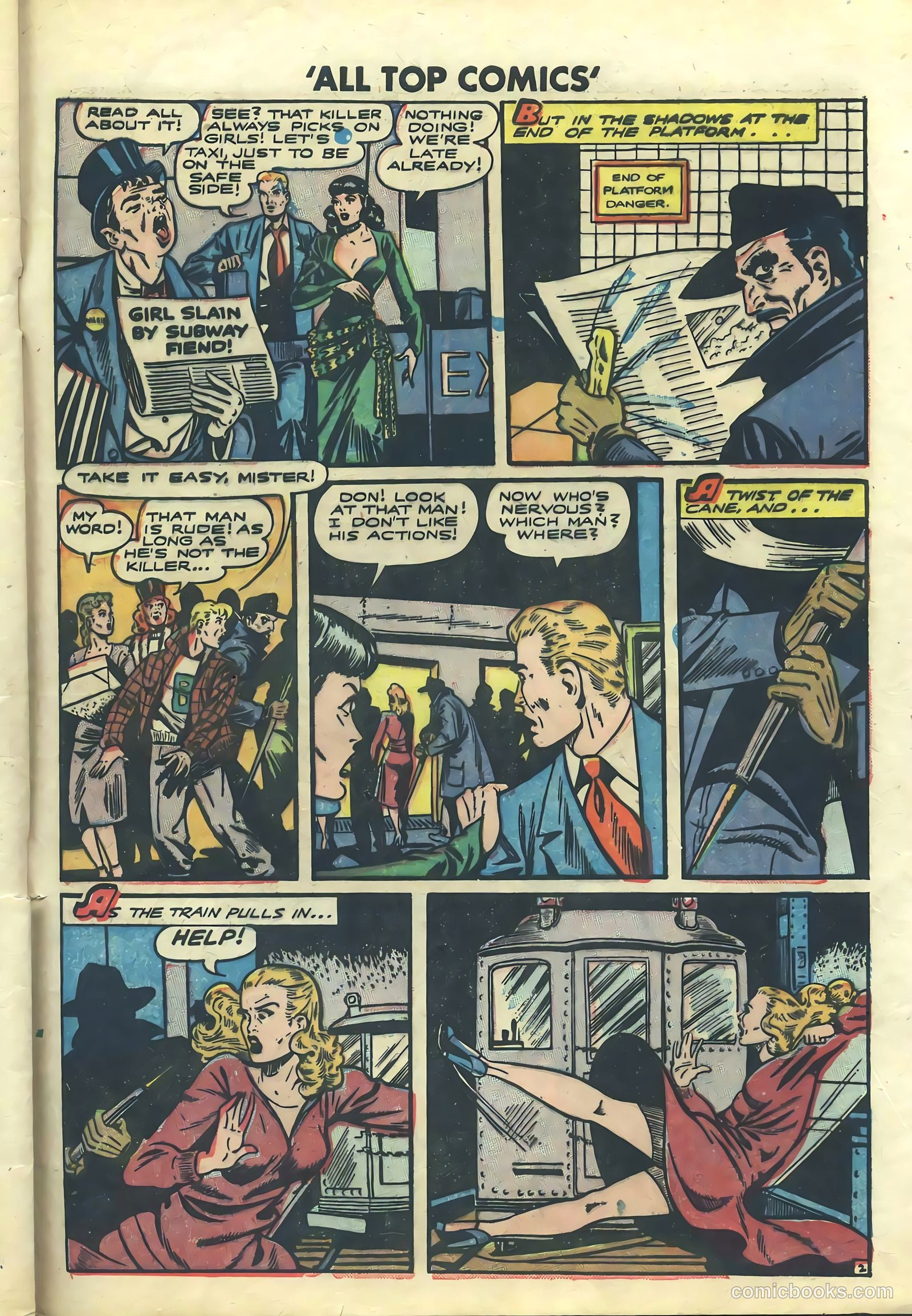 All Top Comics #12 (1948) — page 21 of 36