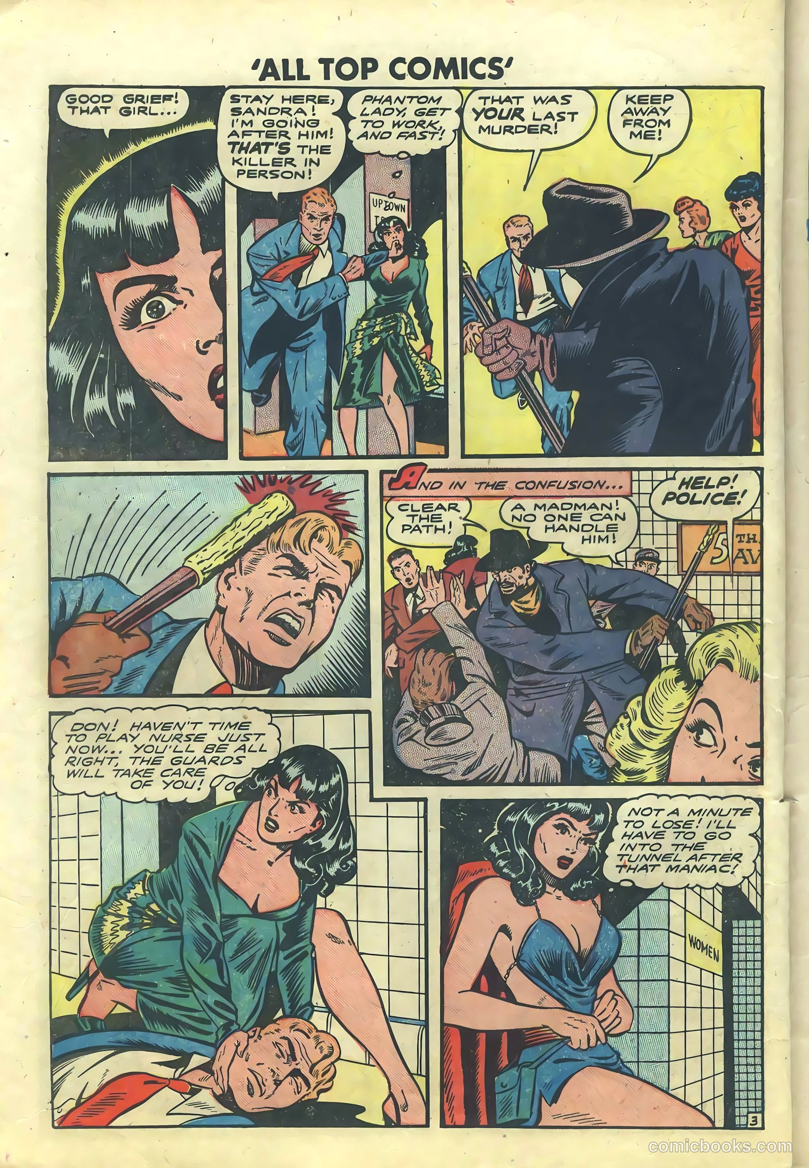 All Top Comics #12 (1948) — page 22 of 36