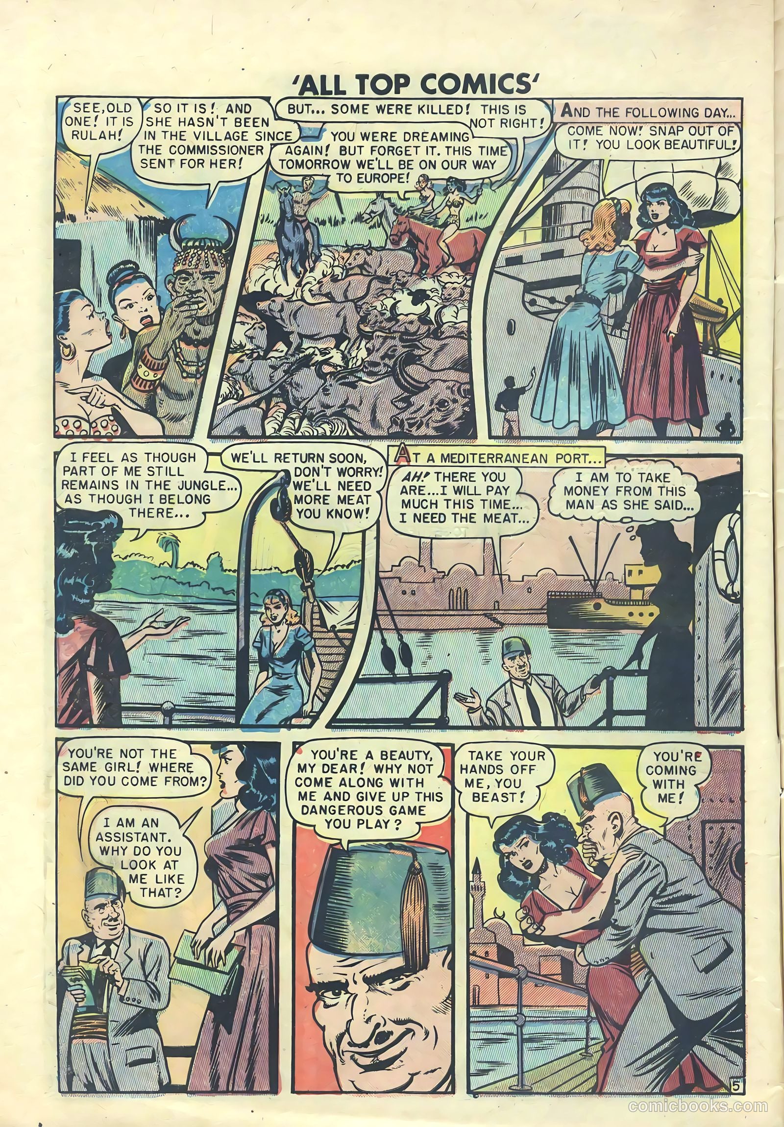 All Top Comics #13 (1948) — page 6 of 36