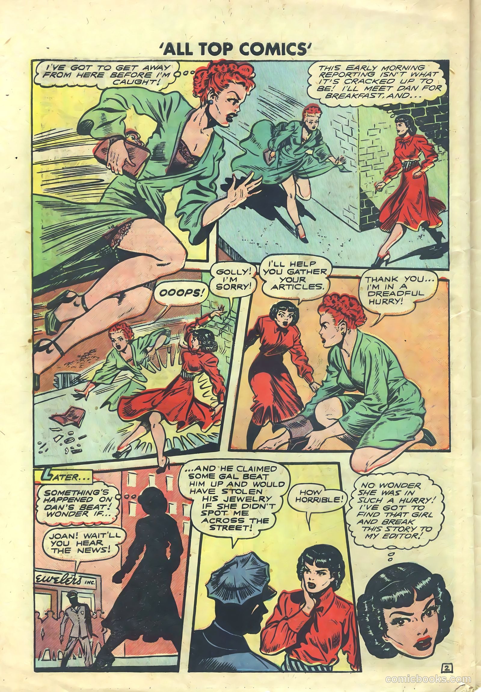 All Top Comics #13 (1948) — page 28 of 36