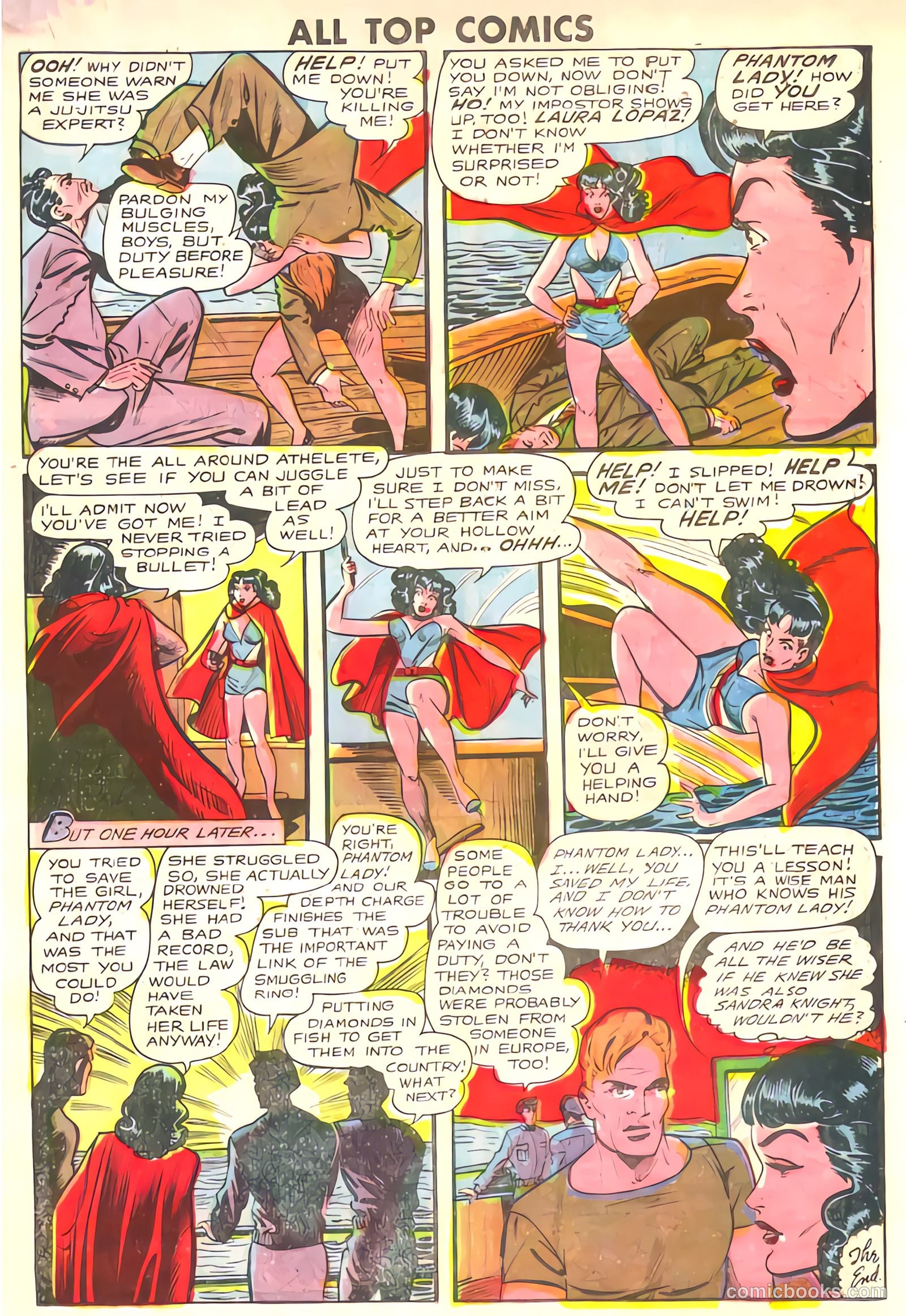 All Top Comics #14 (1948) — page 19 of 36