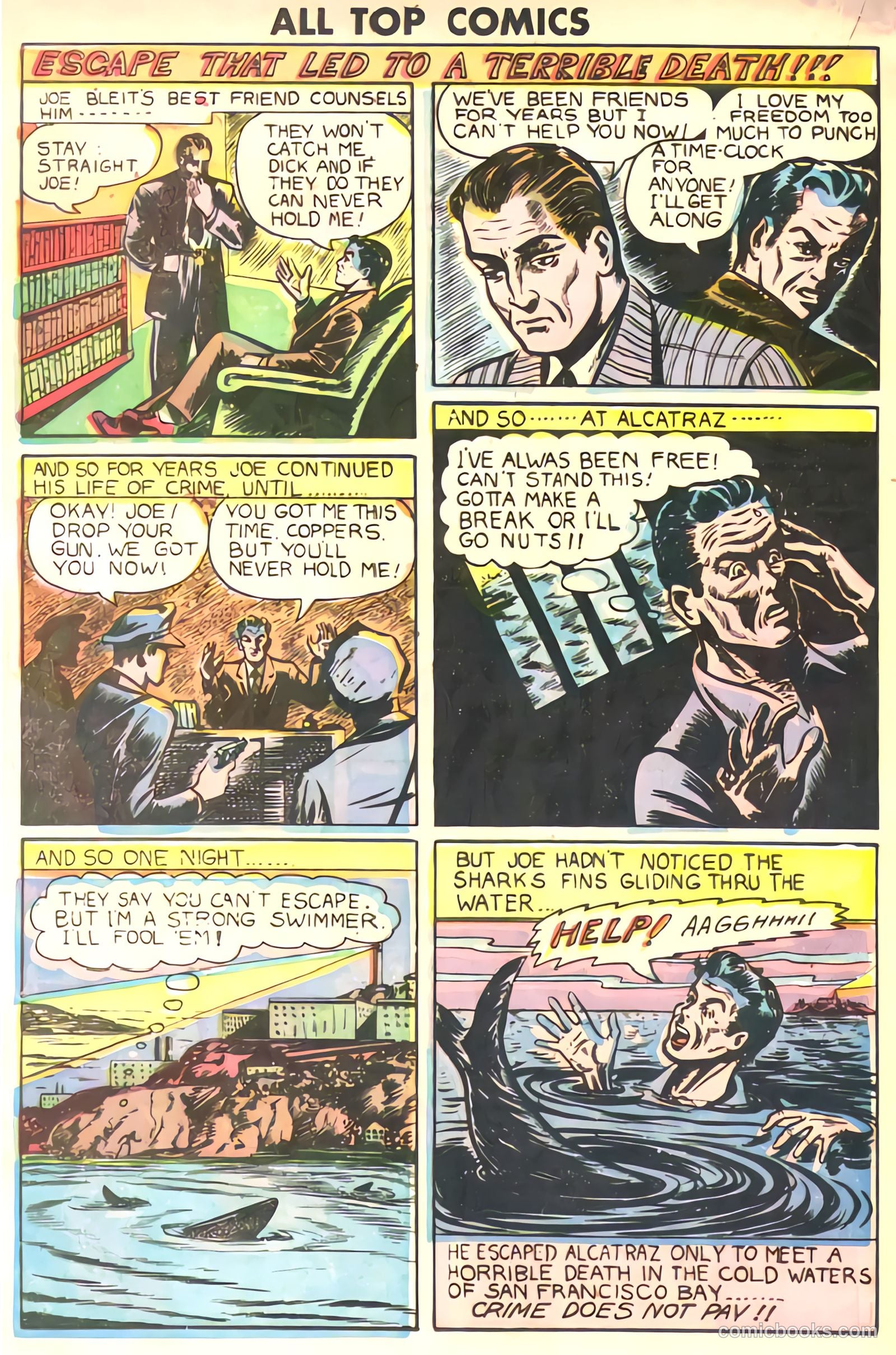 All Top Comics #14 (1948) — page 20 of 36