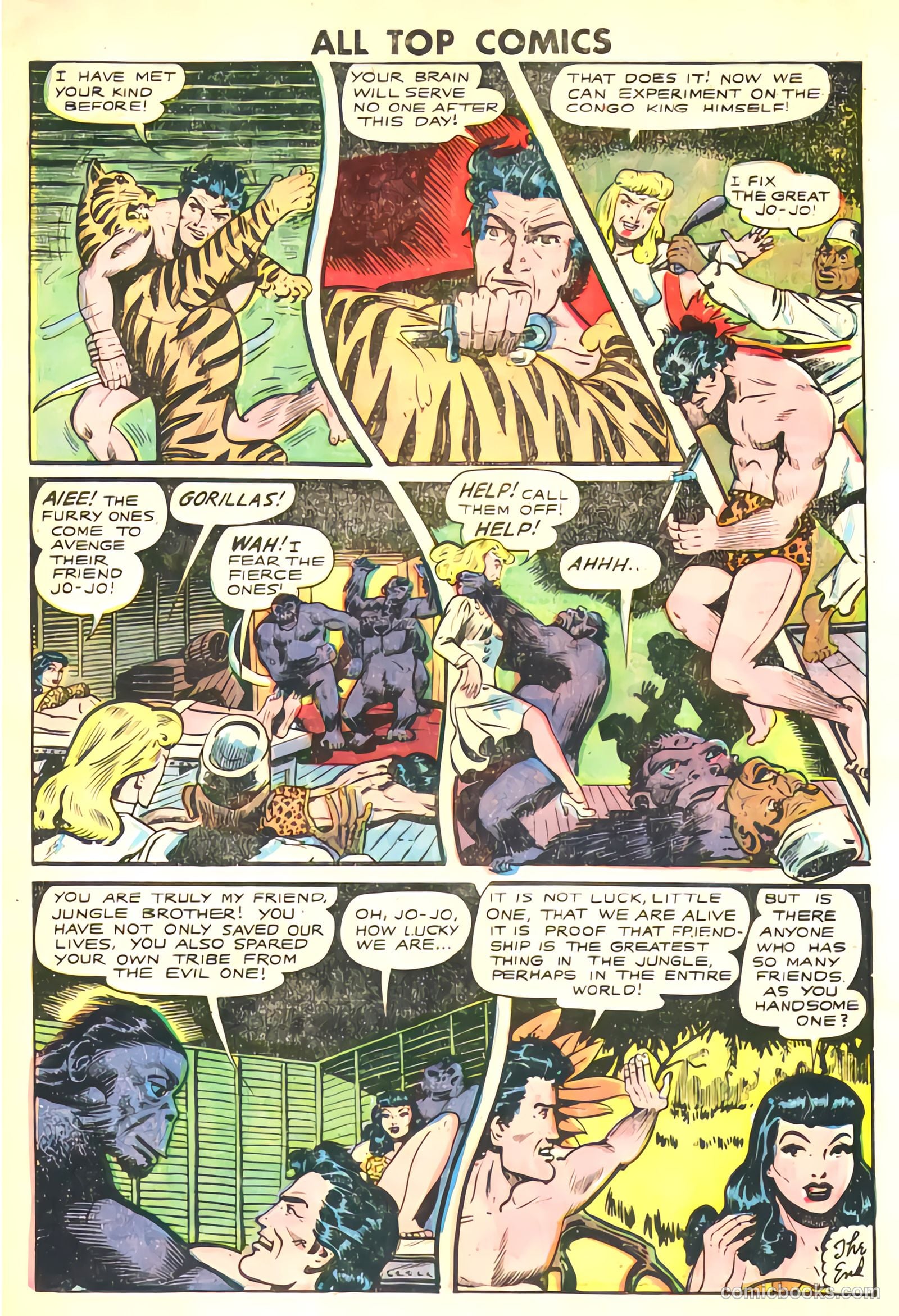 All Top Comics #14 (1948) — page 31 of 36