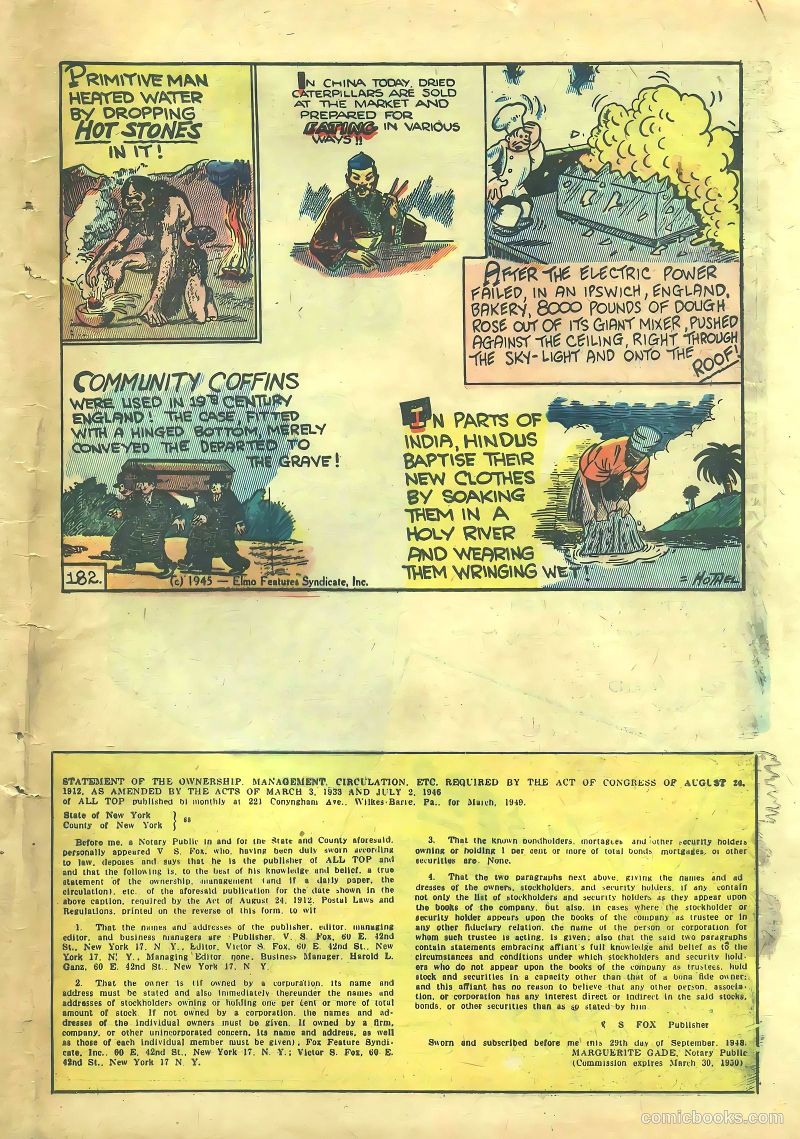 All Top Comics #16 (1949) — page 33 of 36