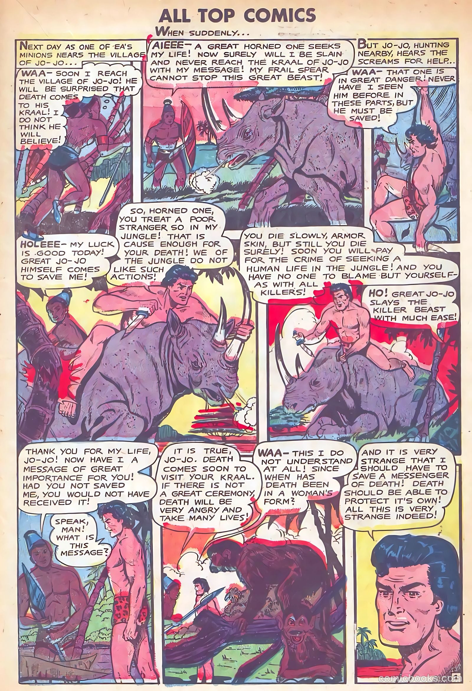 All Top Comics #17 (1949) — page 21 of 36