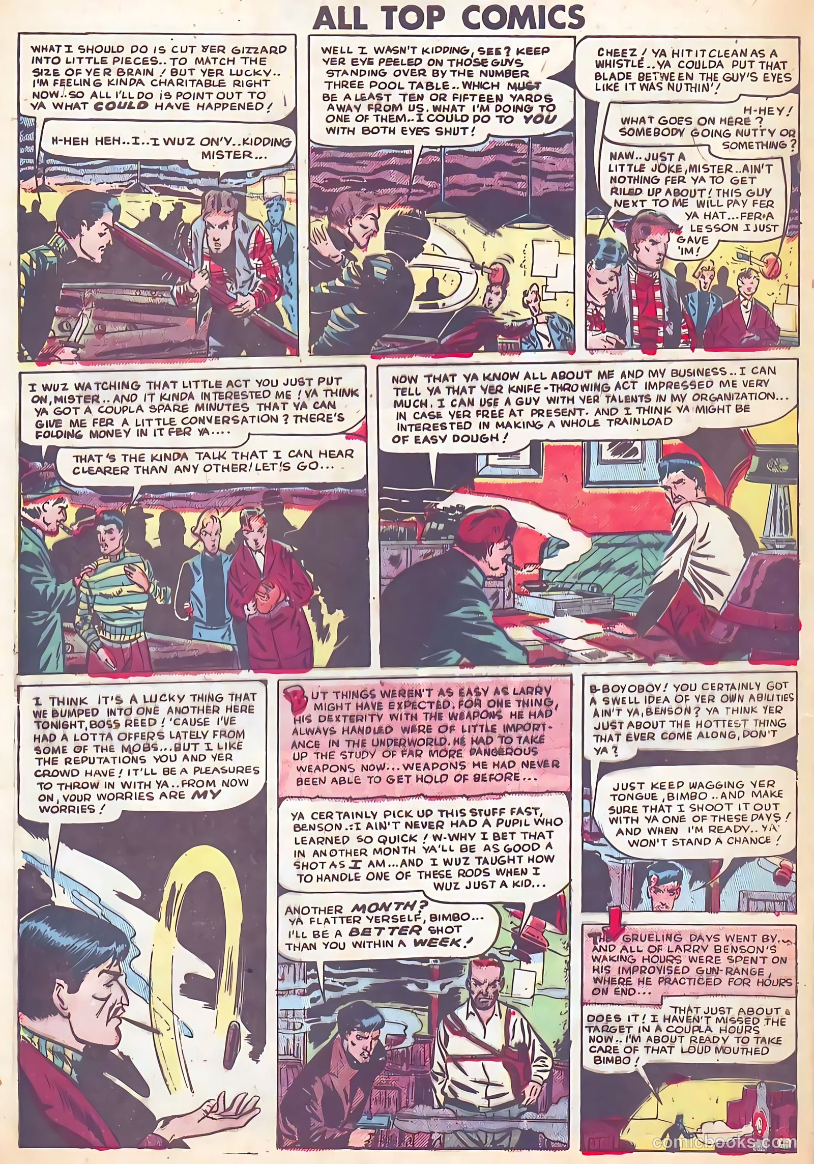 All Top Comics #17 (1949) — page 30 of 36