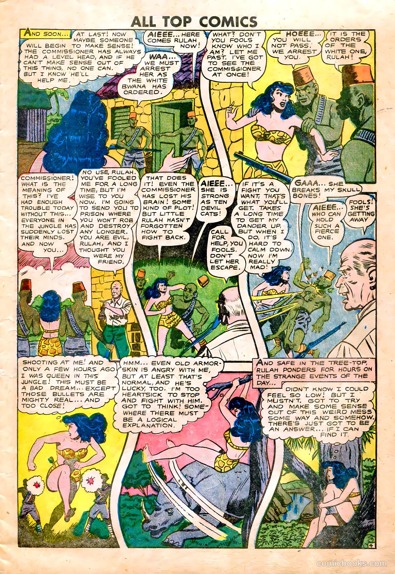 All Top Comics #18 (1949) — page 6 of 37