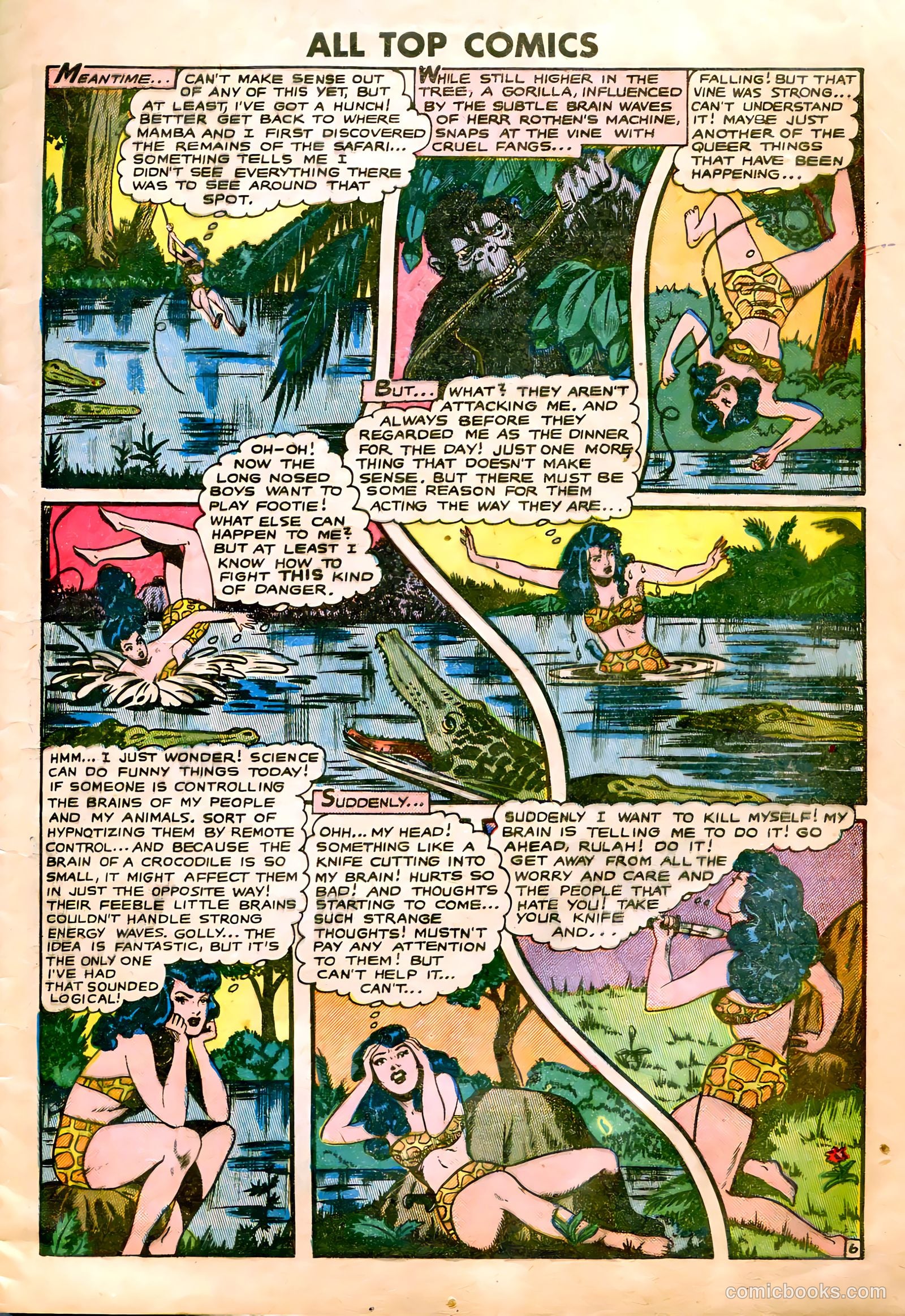 All Top Comics #18 (1949) — page 8 of 37