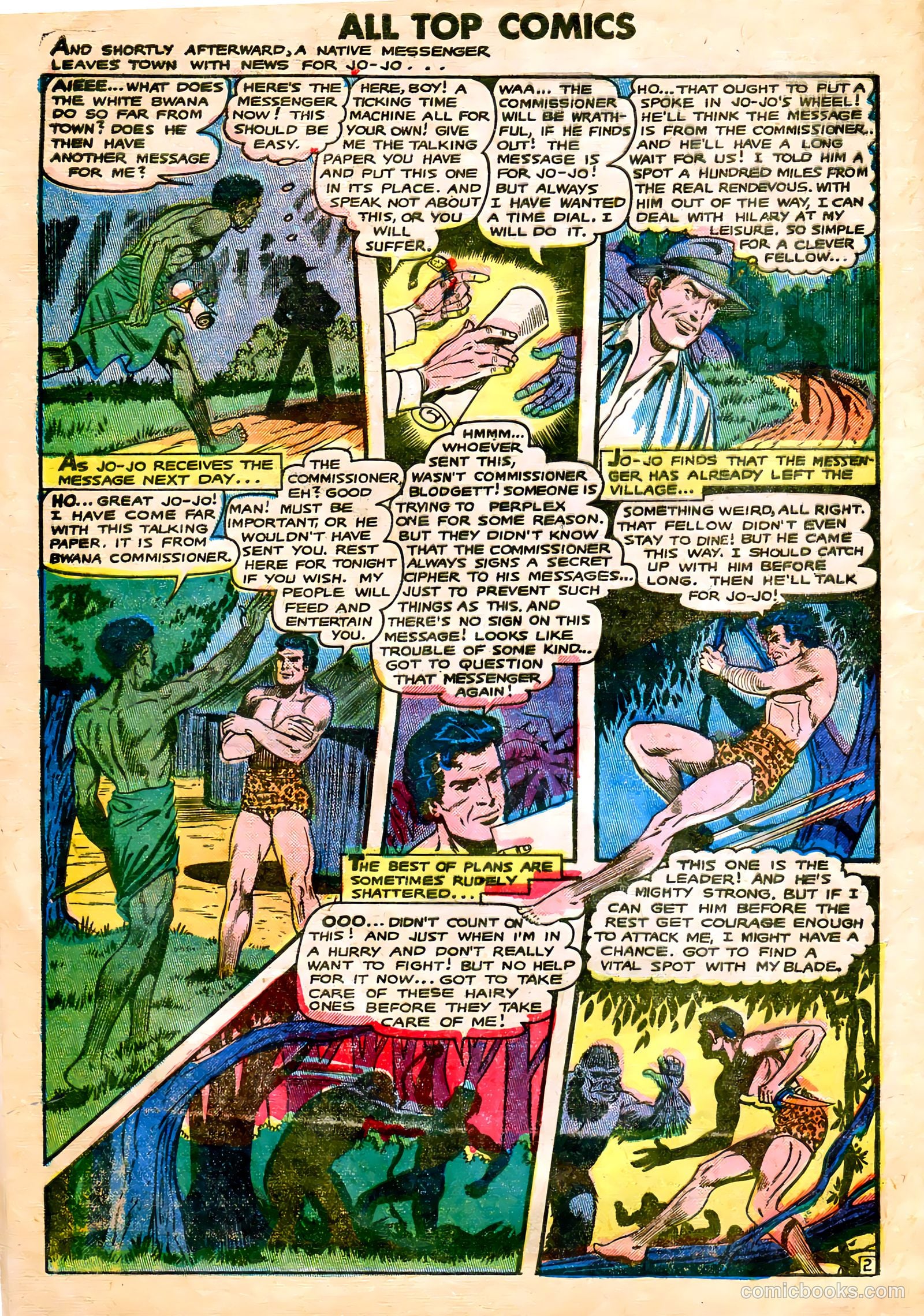 All Top Comics #18 (1949) — page 29 of 37