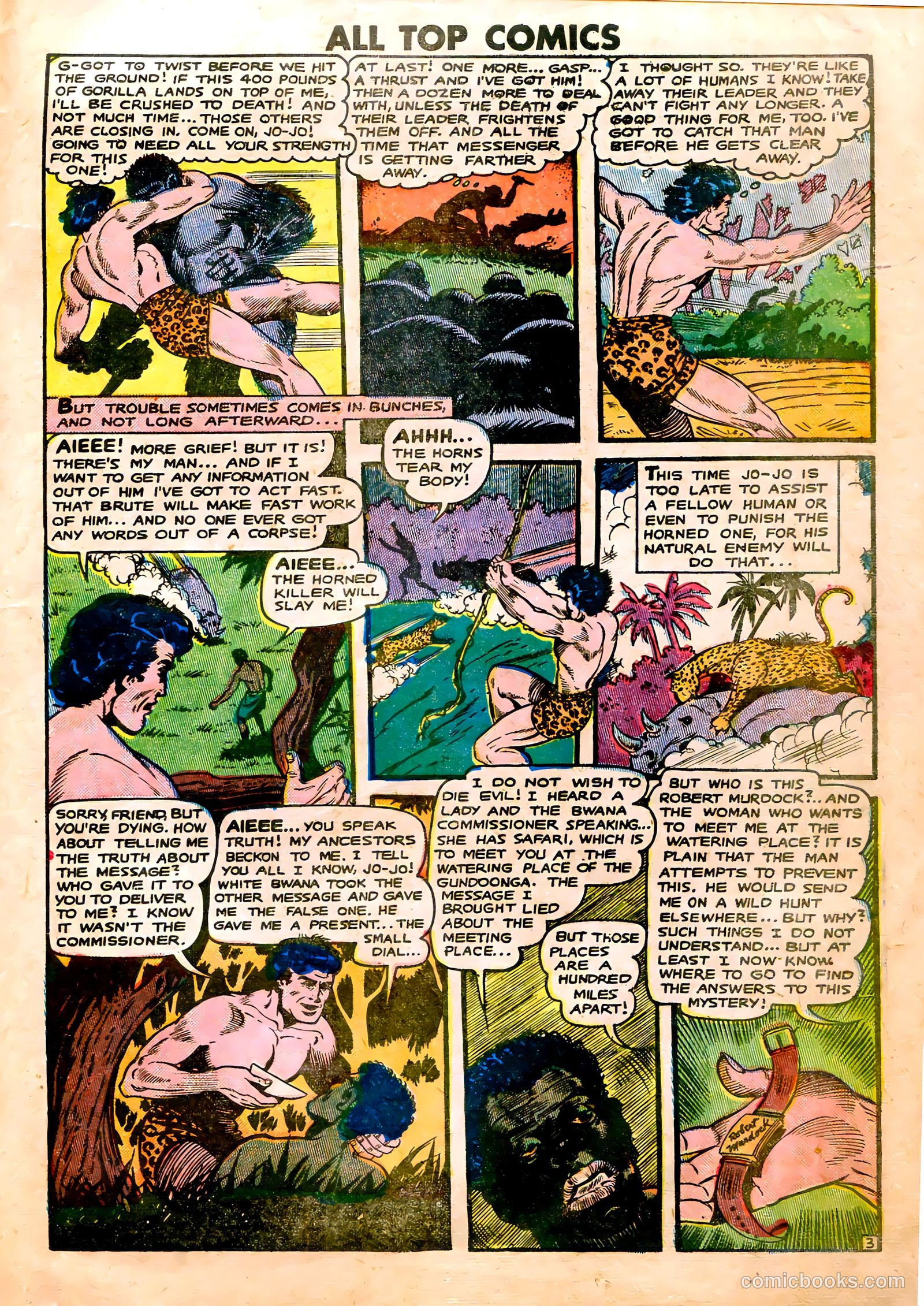 All Top Comics #18 (1949) — page 30 of 37