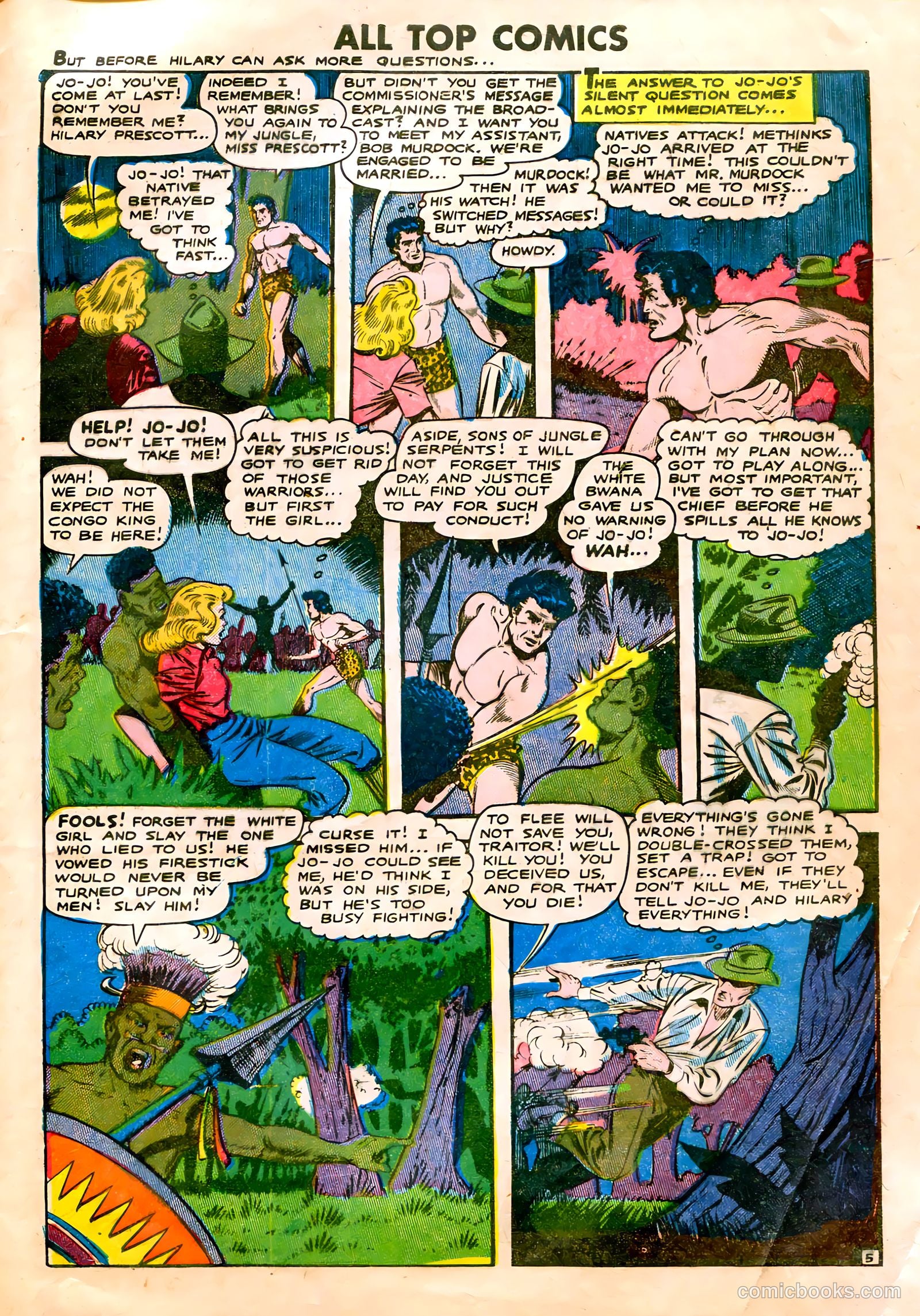 All Top Comics #18 (1949) — page 32 of 37