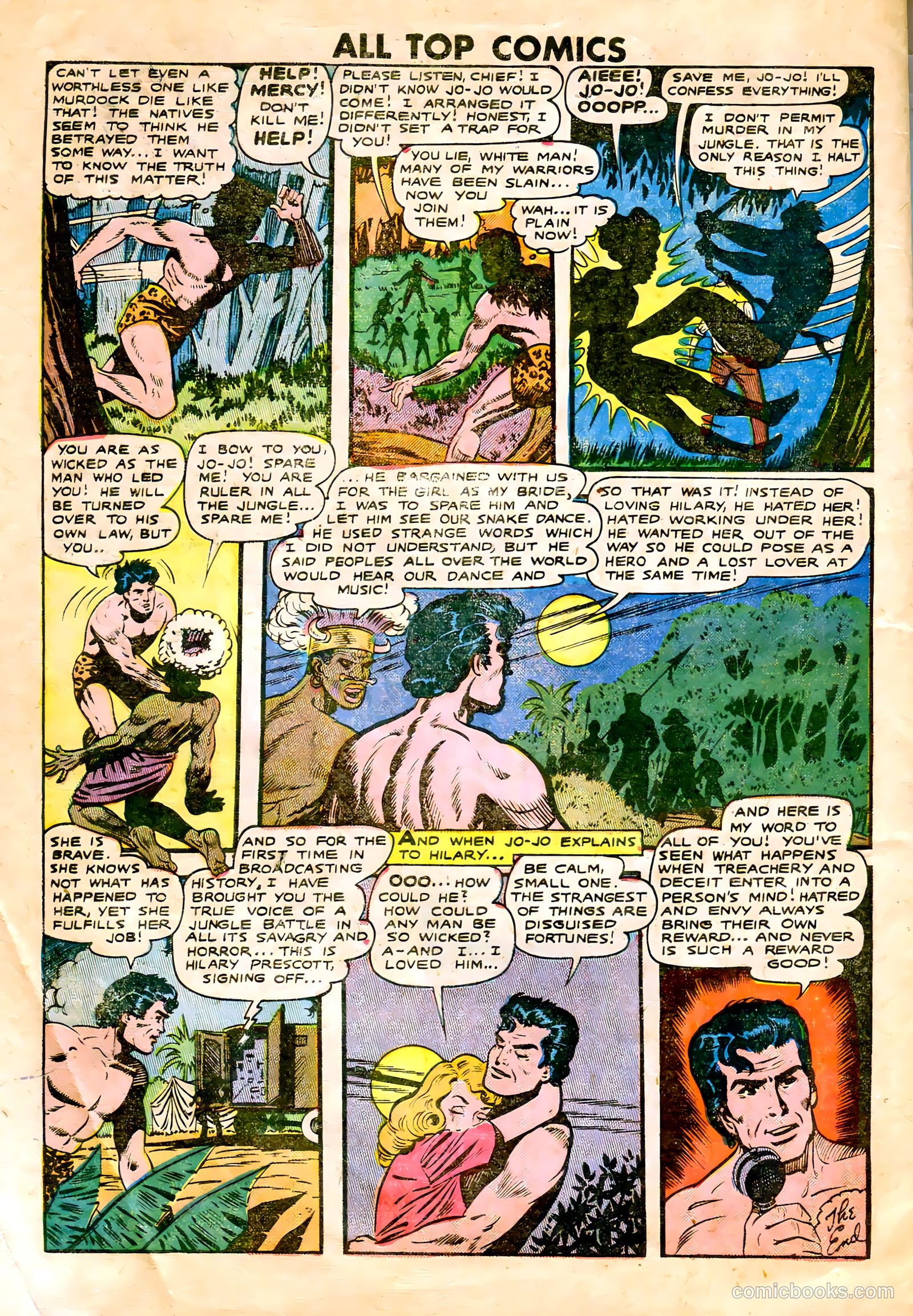 All Top Comics #18 (1949) — page 33 of 37