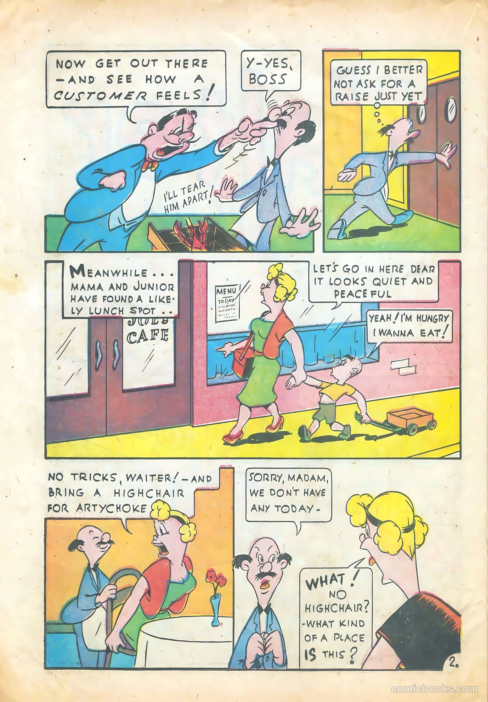 All Top Comics #4 (1946) — page 22 of 36