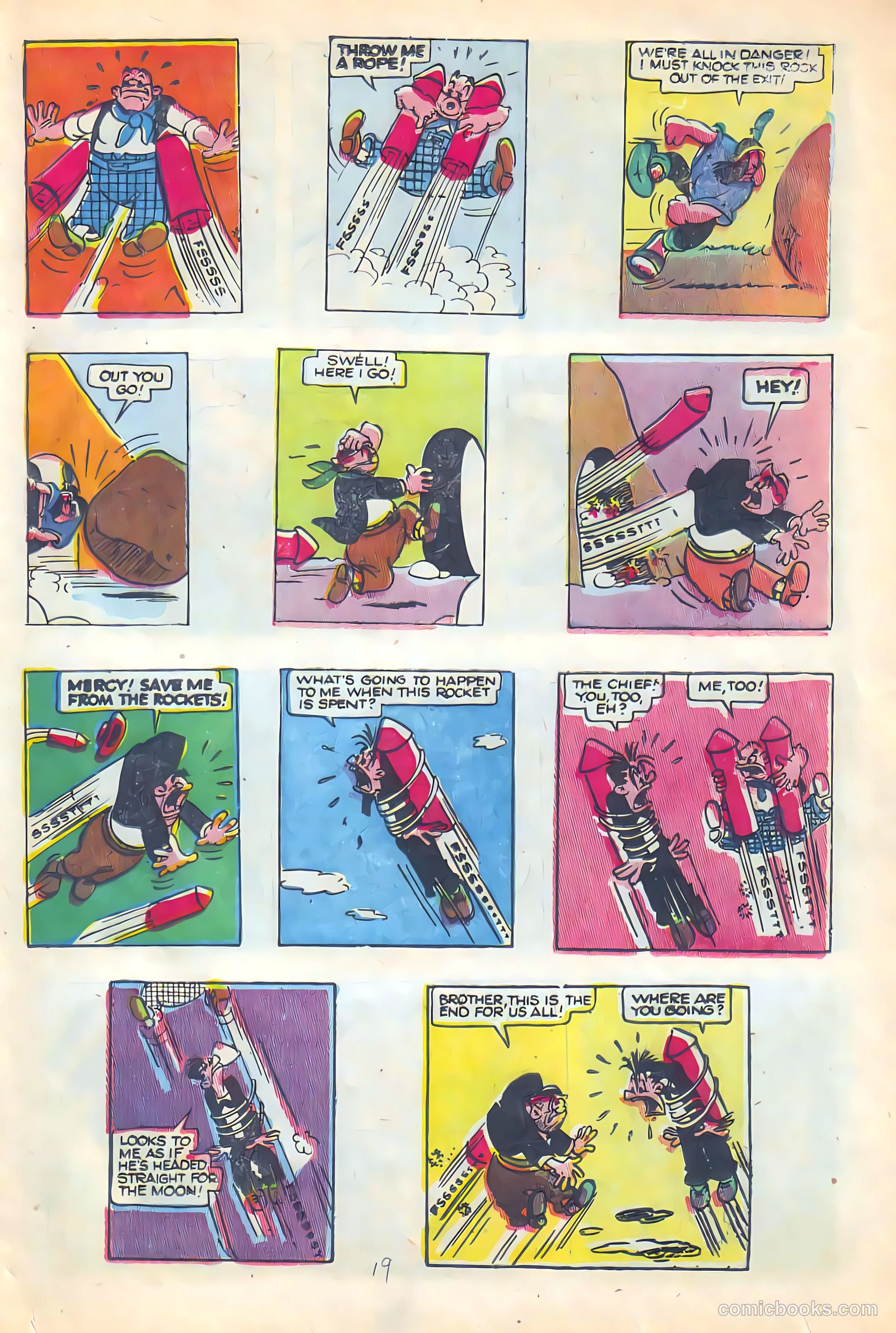 All Top Comics #6 (1957) — page 19 of 36