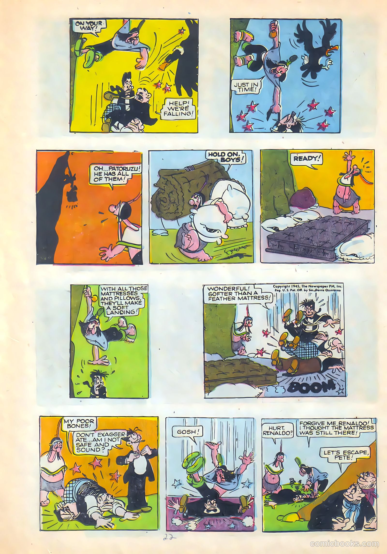 All Top Comics #6 (1957) — page 22 of 36