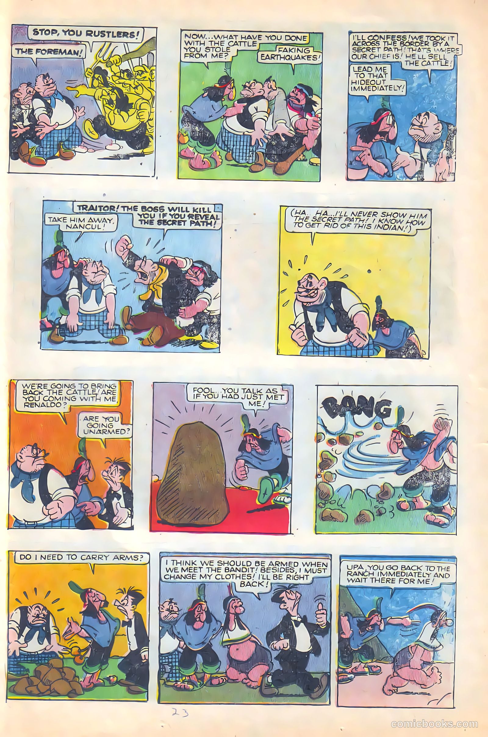 All Top Comics #6 (1957) — page 23 of 36