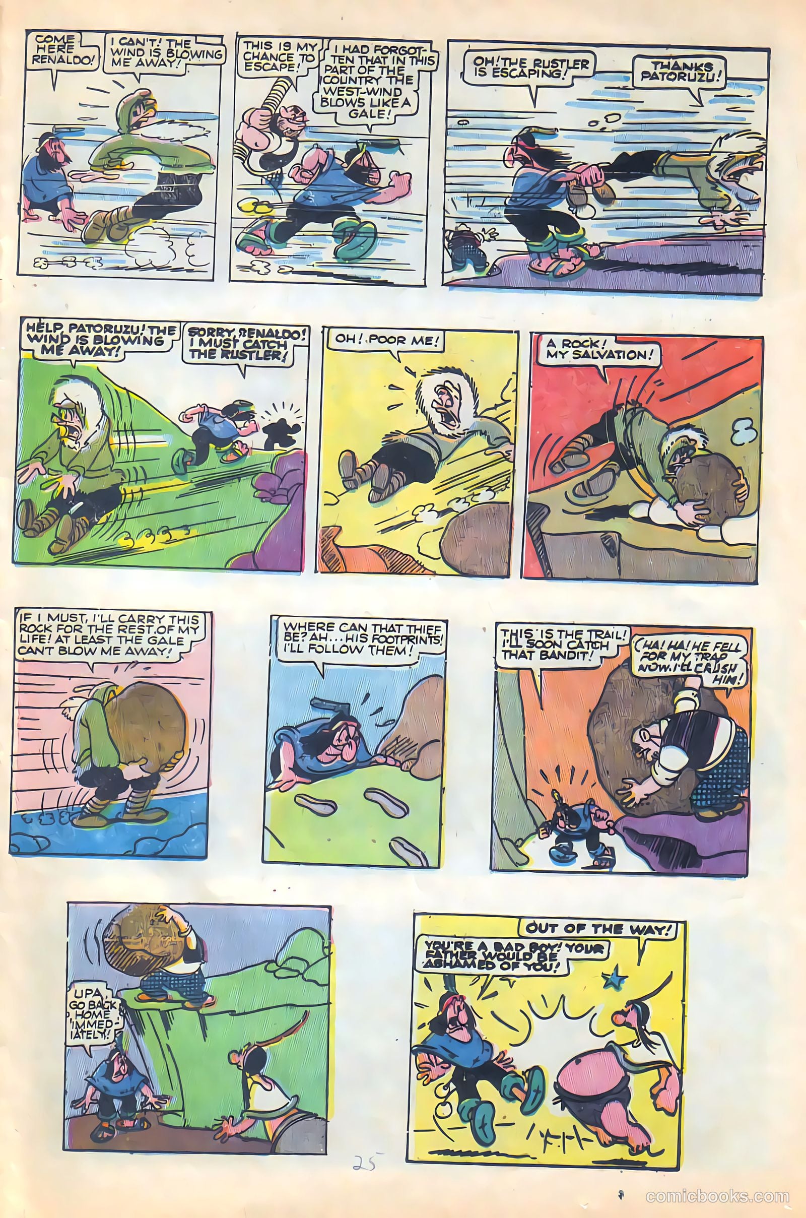 All Top Comics #6 (1957) — page 25 of 36