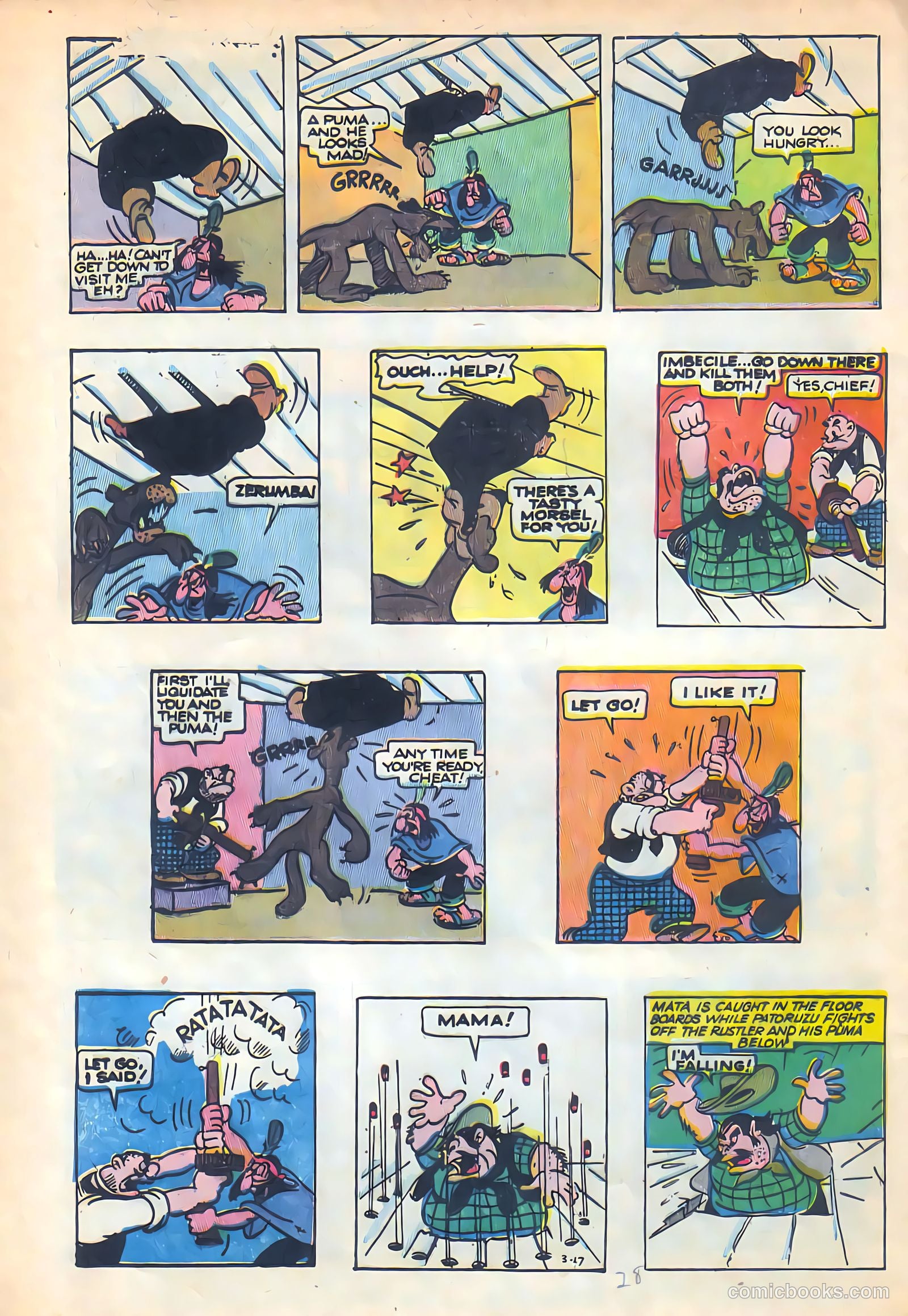All Top Comics #6 (1957) — page 28 of 36