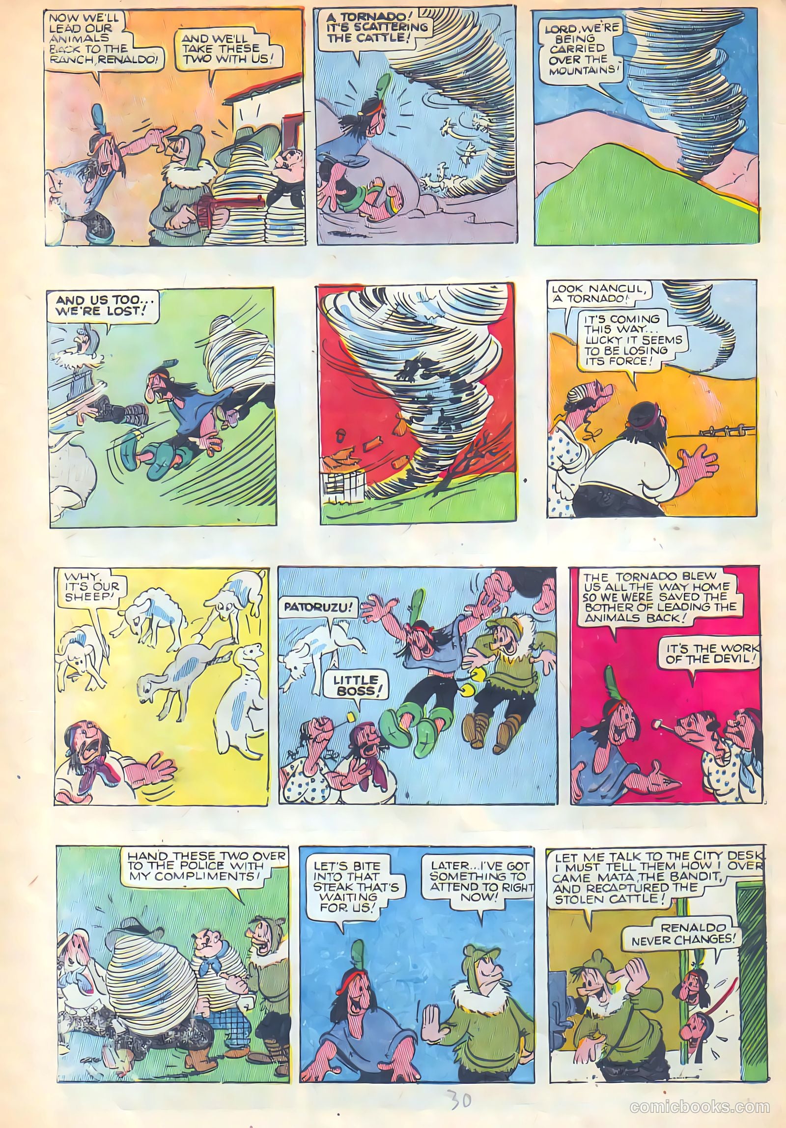 All Top Comics #6 (1957) — page 30 of 36