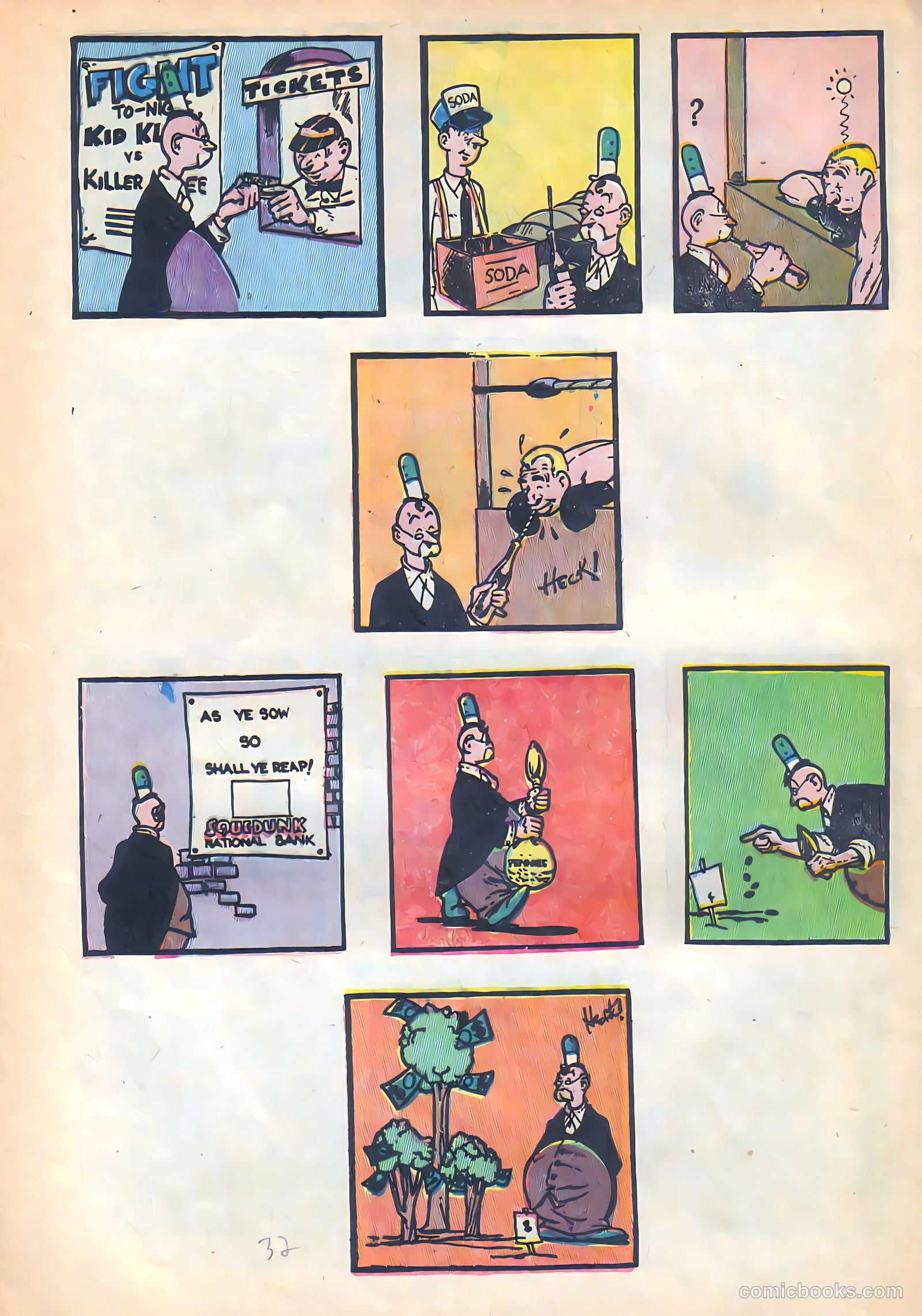 All Top Comics #6 (1957) — page 32 of 36