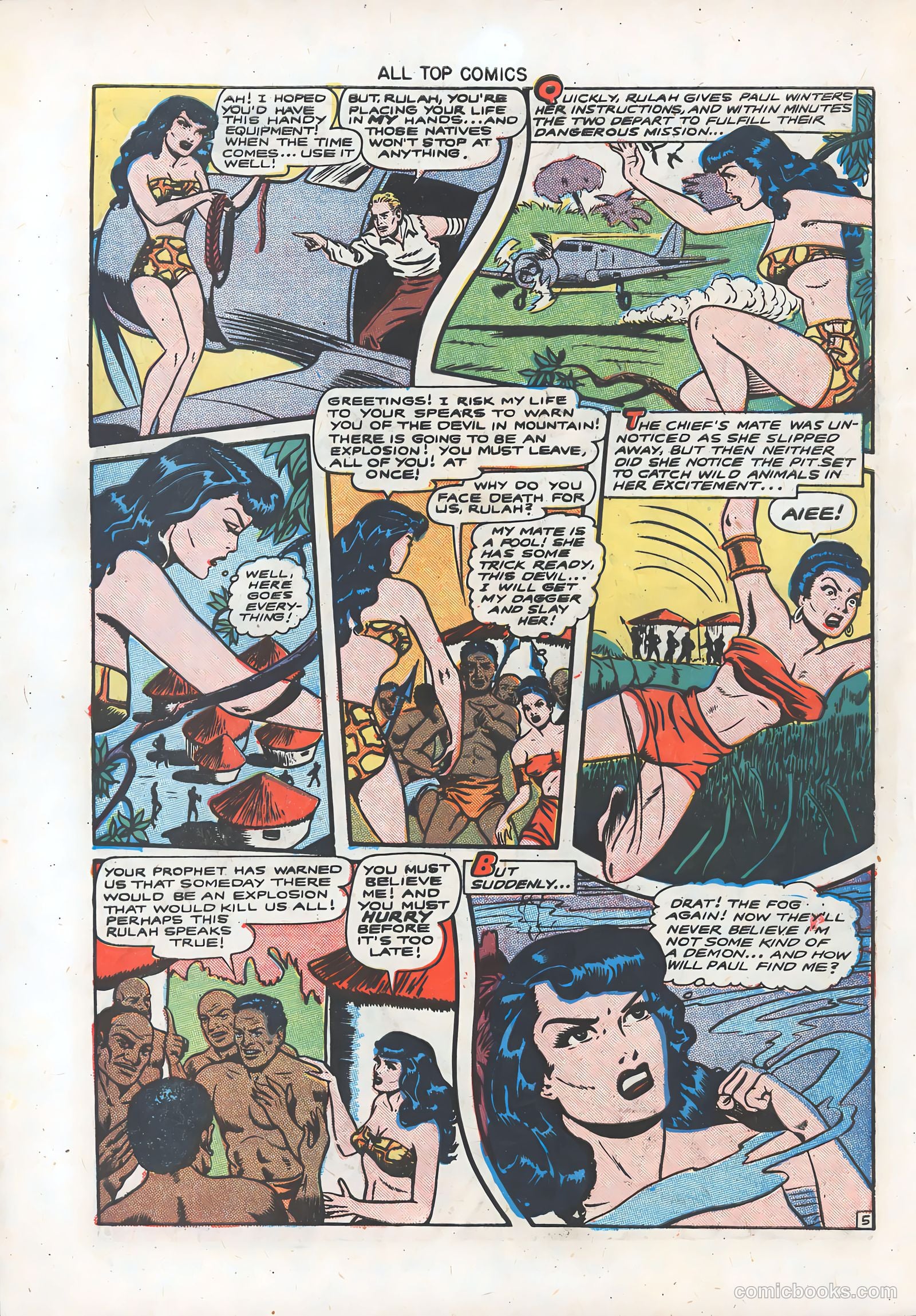 All Top Comics #8 (1947) — page 6 of 36
