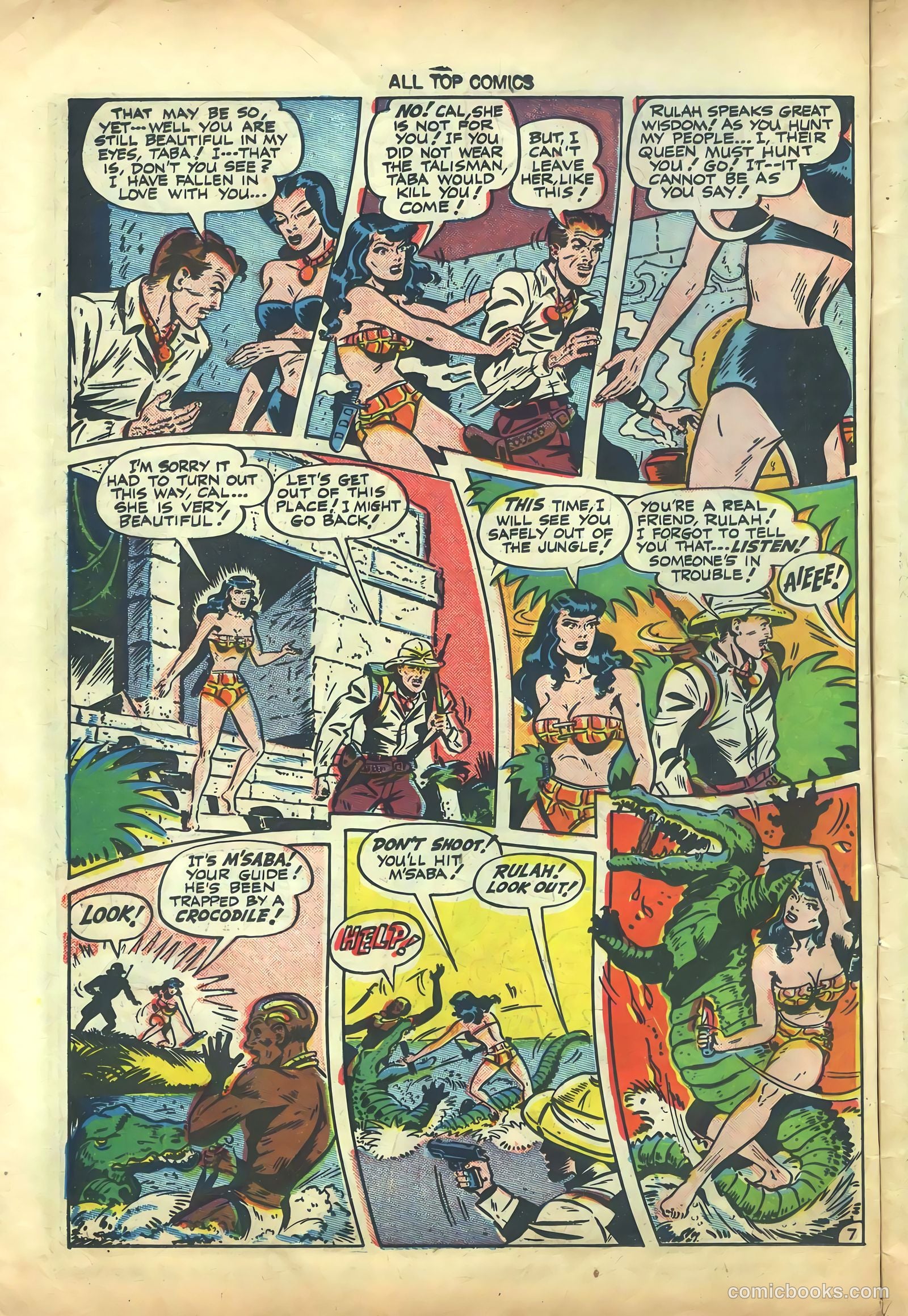 All Top Comics #9 (1948) — page 8 of 36