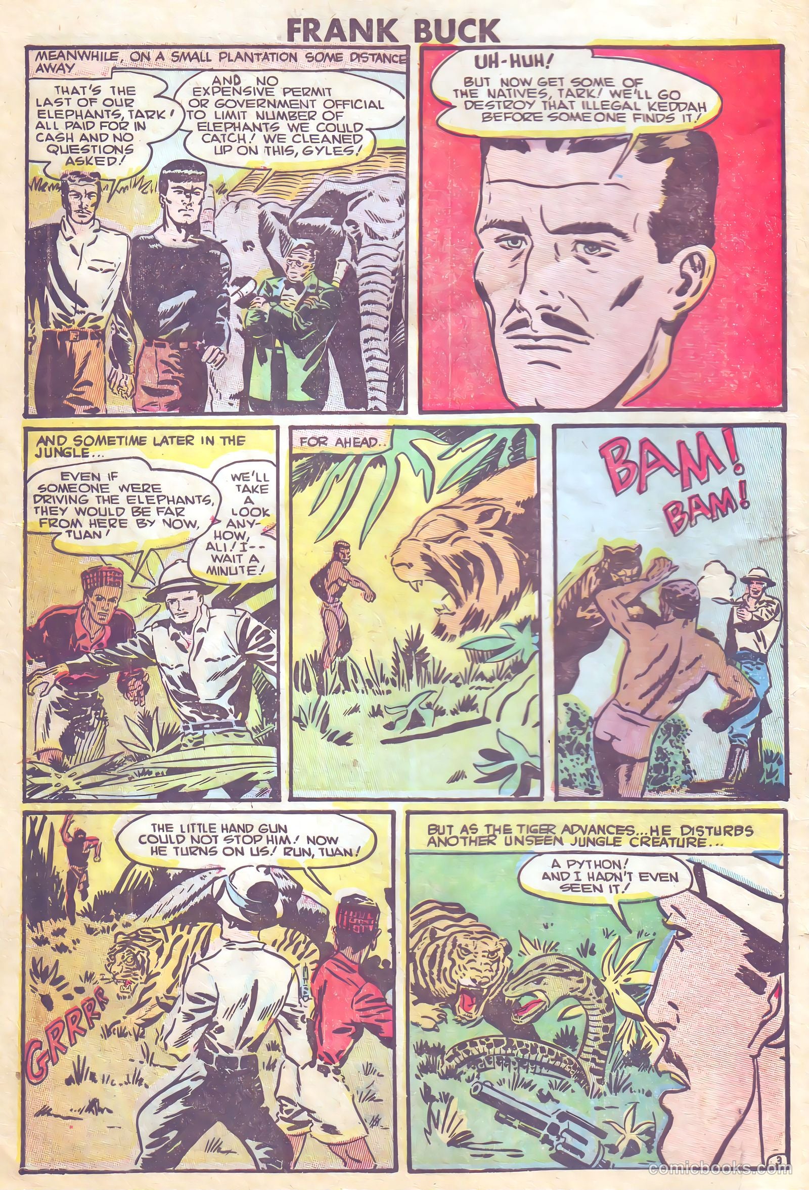 Frank Buck #1 (1950) — page 4 of 36