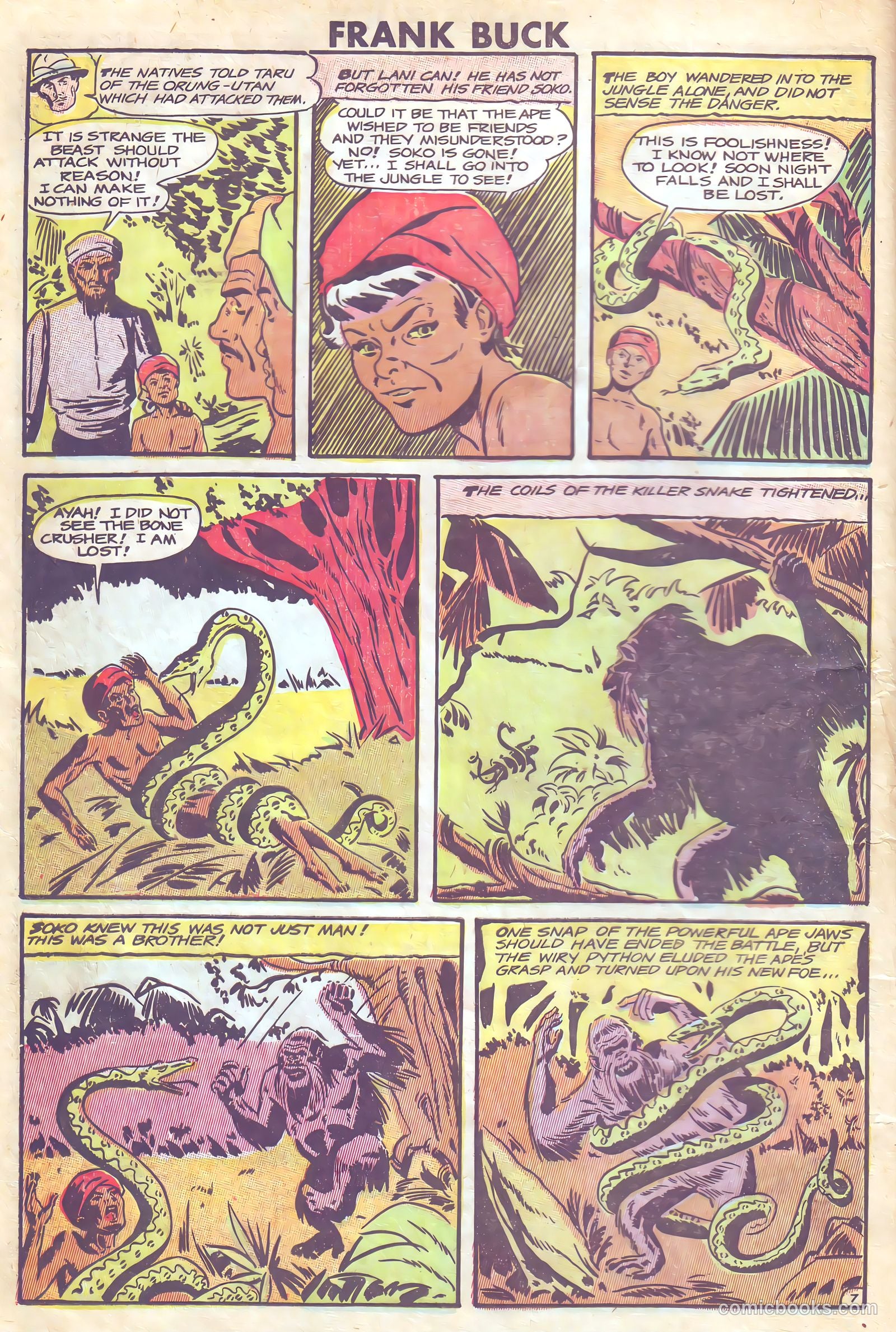 Frank Buck #1 (1950) — page 16 of 36