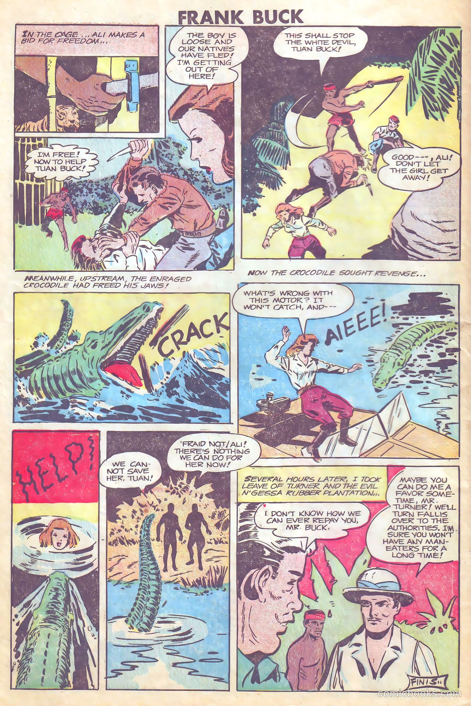 Frank Buck #1 (1950) — page 32 of 36