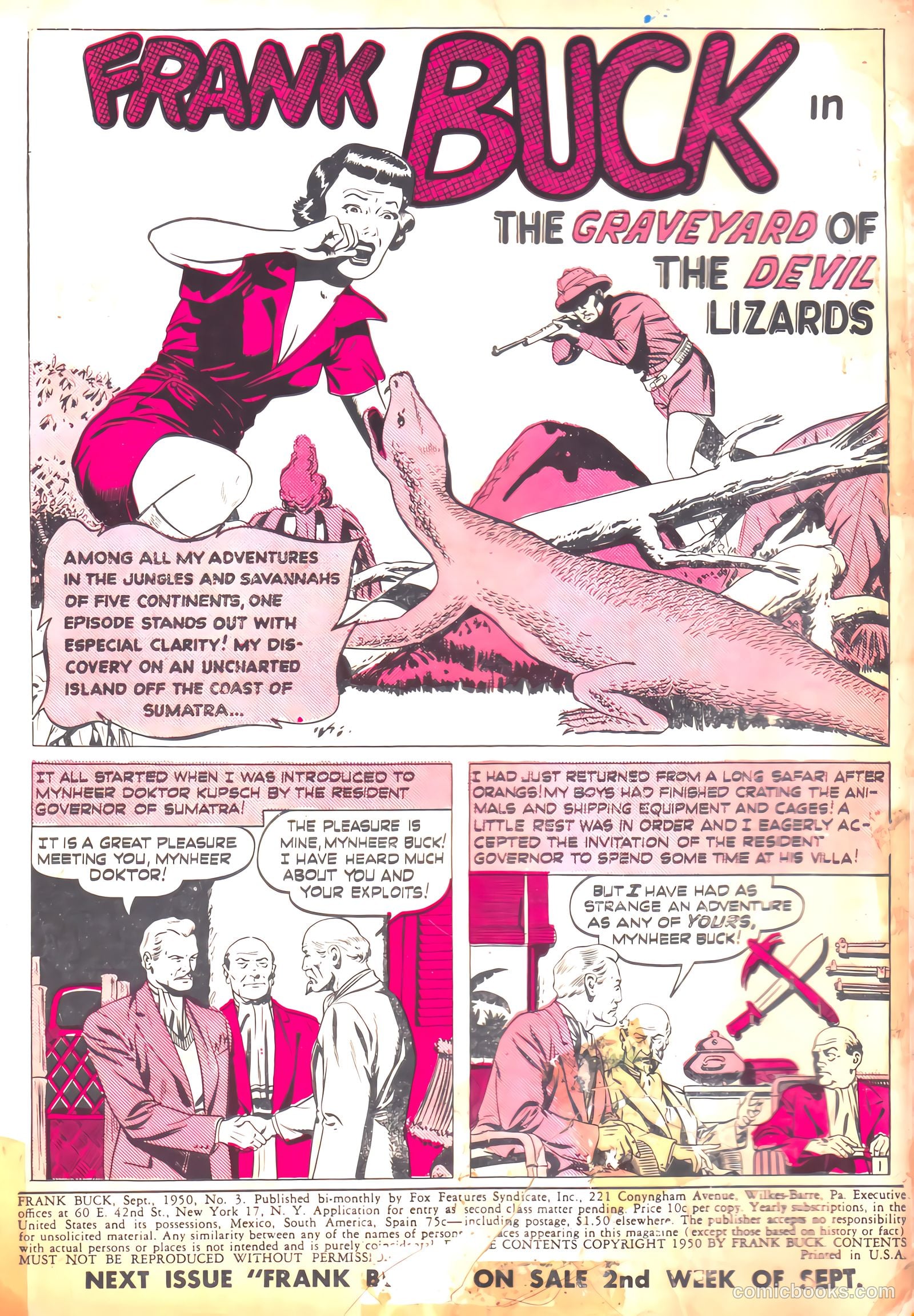 Frank Buck #3 (1950) — page 2 of 36
