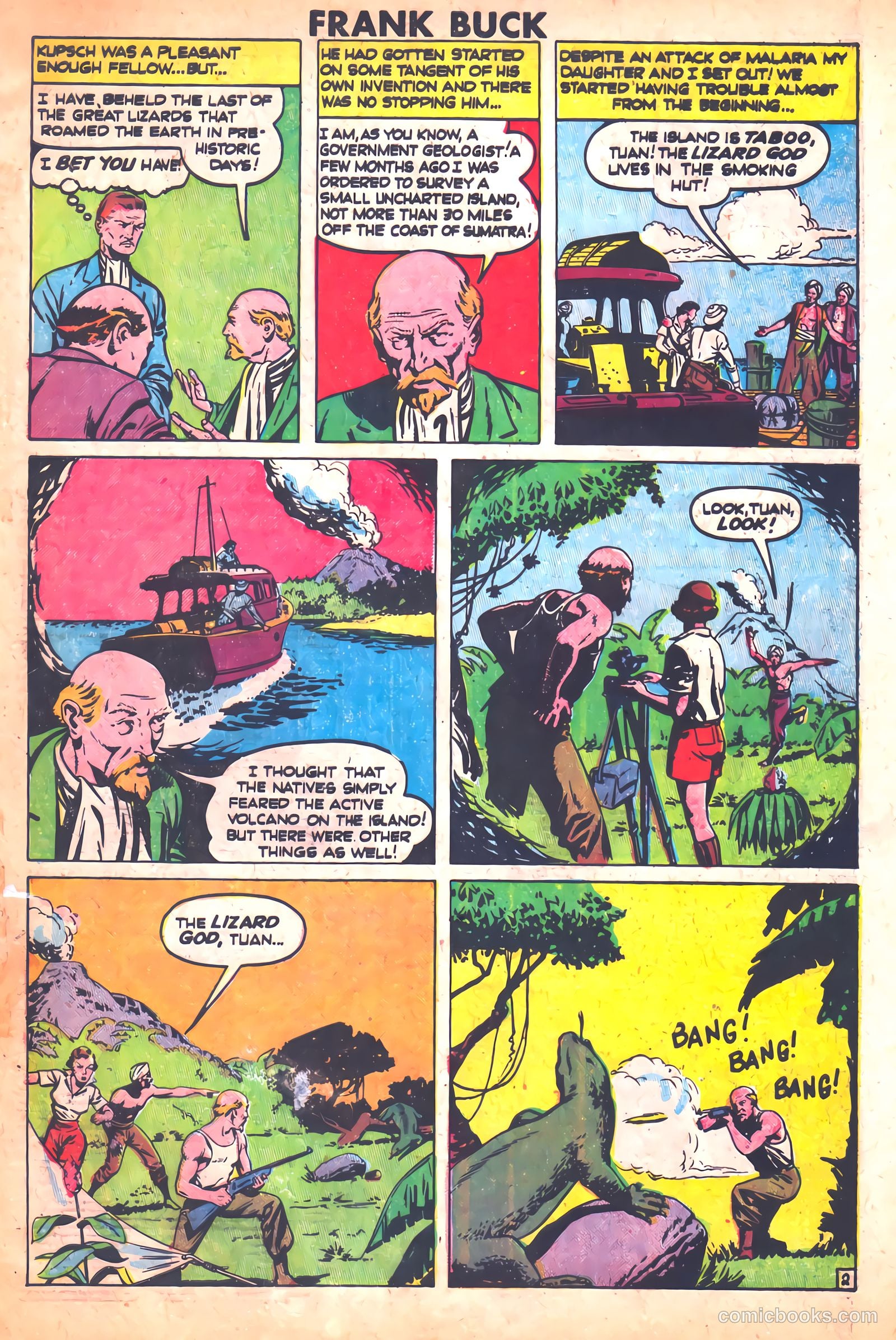 Frank Buck #3 (1950) — page 3 of 36