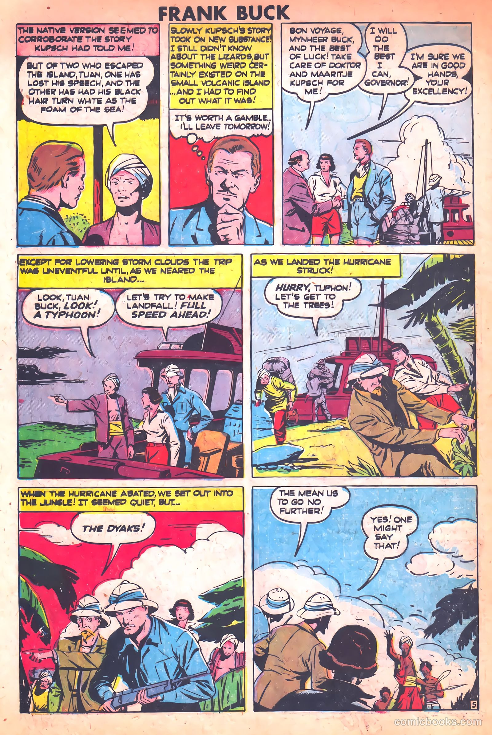 Frank Buck #3 (1950) — page 6 of 36