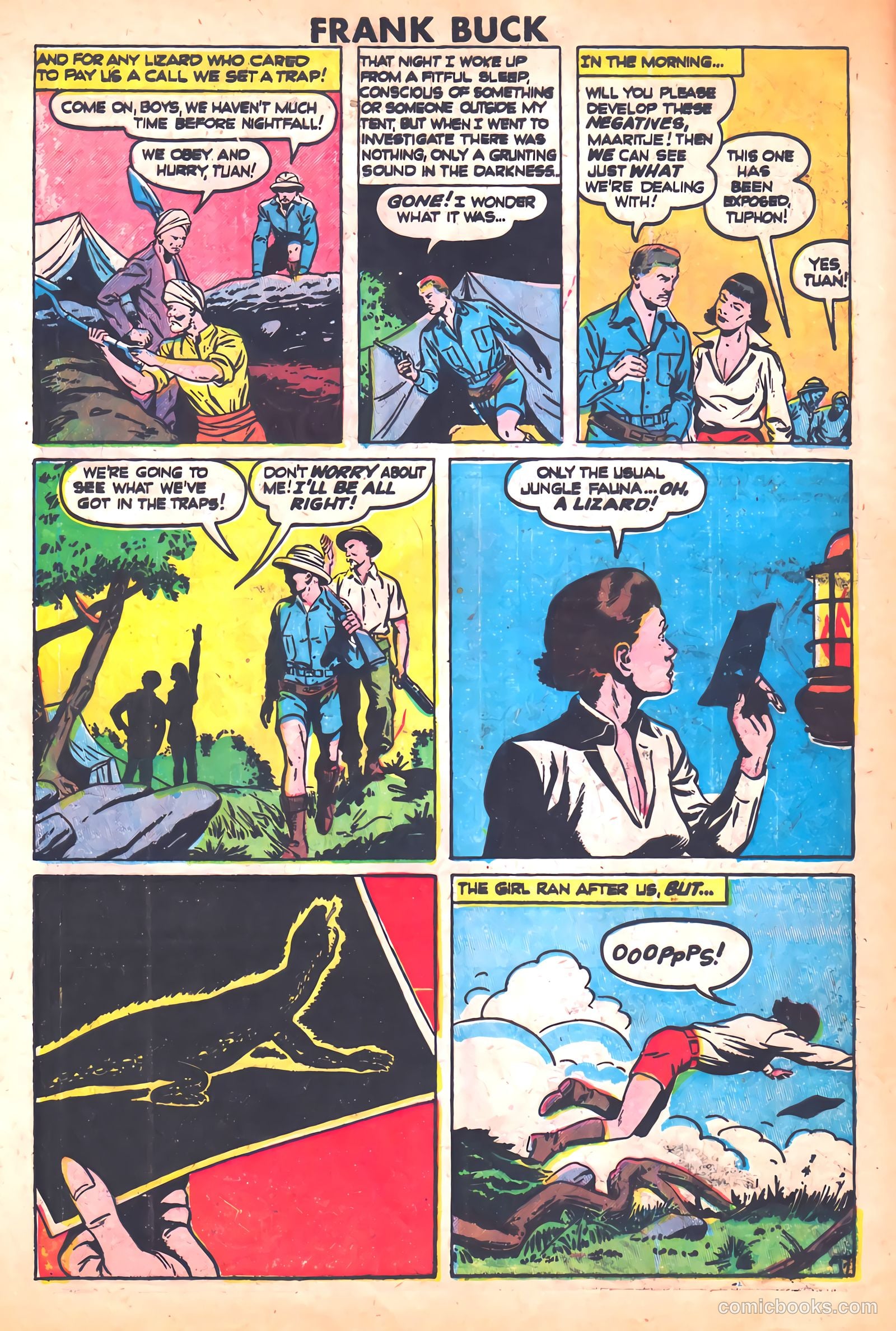Frank Buck #3 (1950) — page 8 of 36