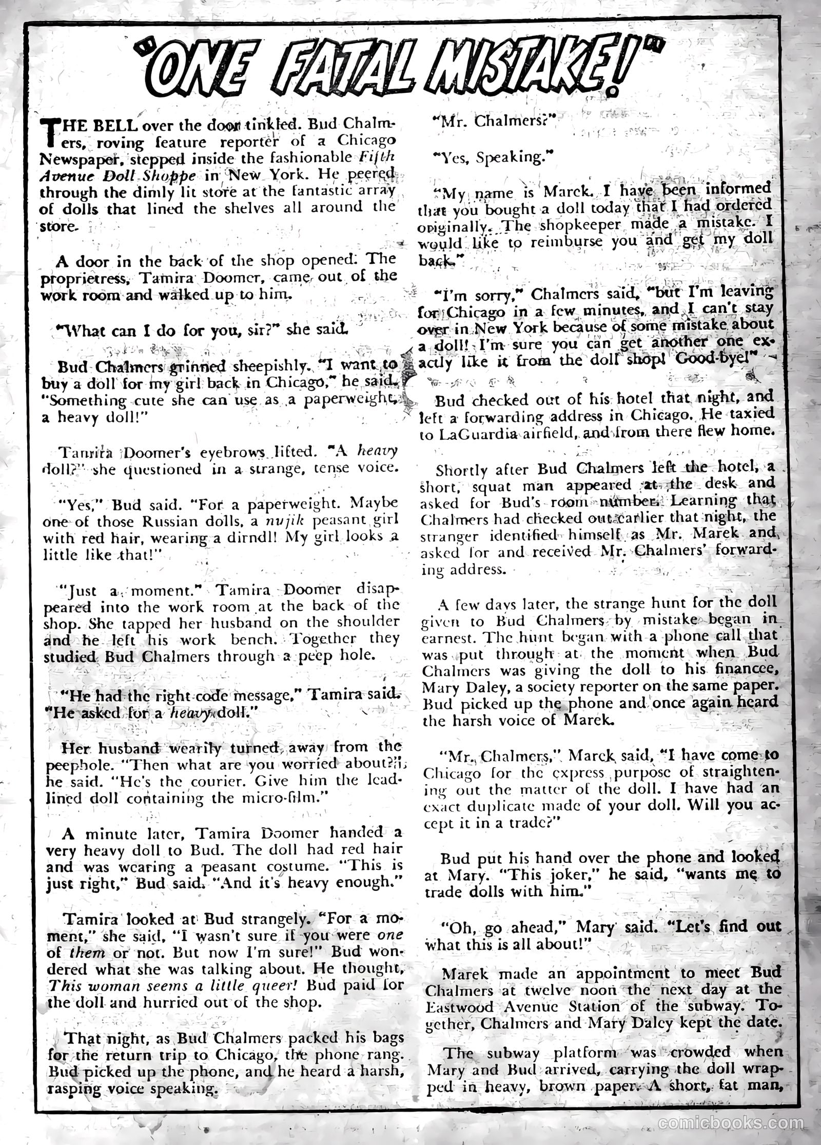 All True Detective Cases #3 (1954) — page 34 of 36