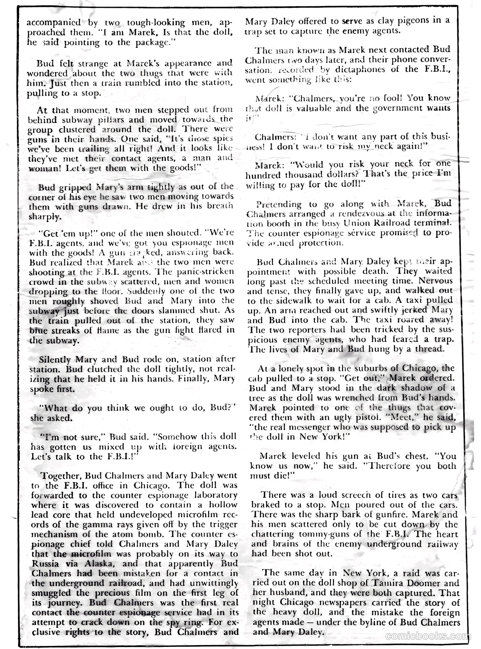 All True Detective Cases #3 (1954) — page 35 of 36