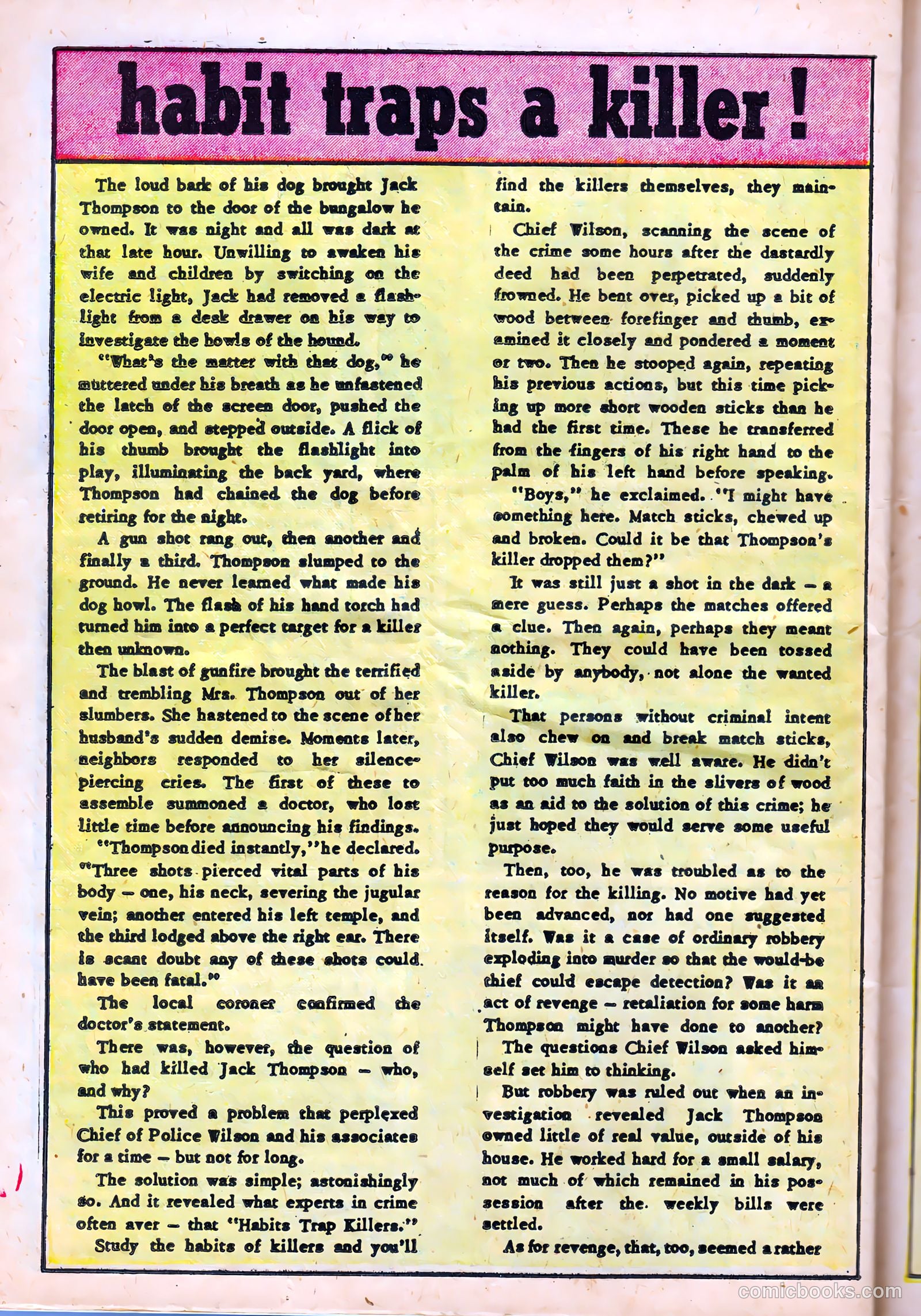 All True Detective Cases #4 (1954) — page 26 of 36