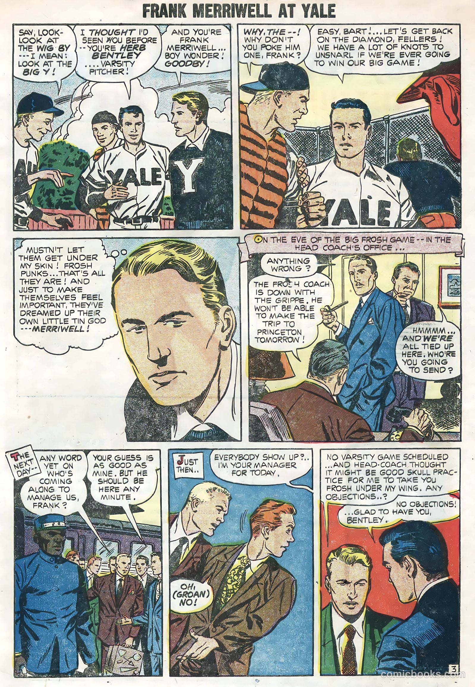 Frank Merriwell at Yale #1 (1955) — page 5 of 36