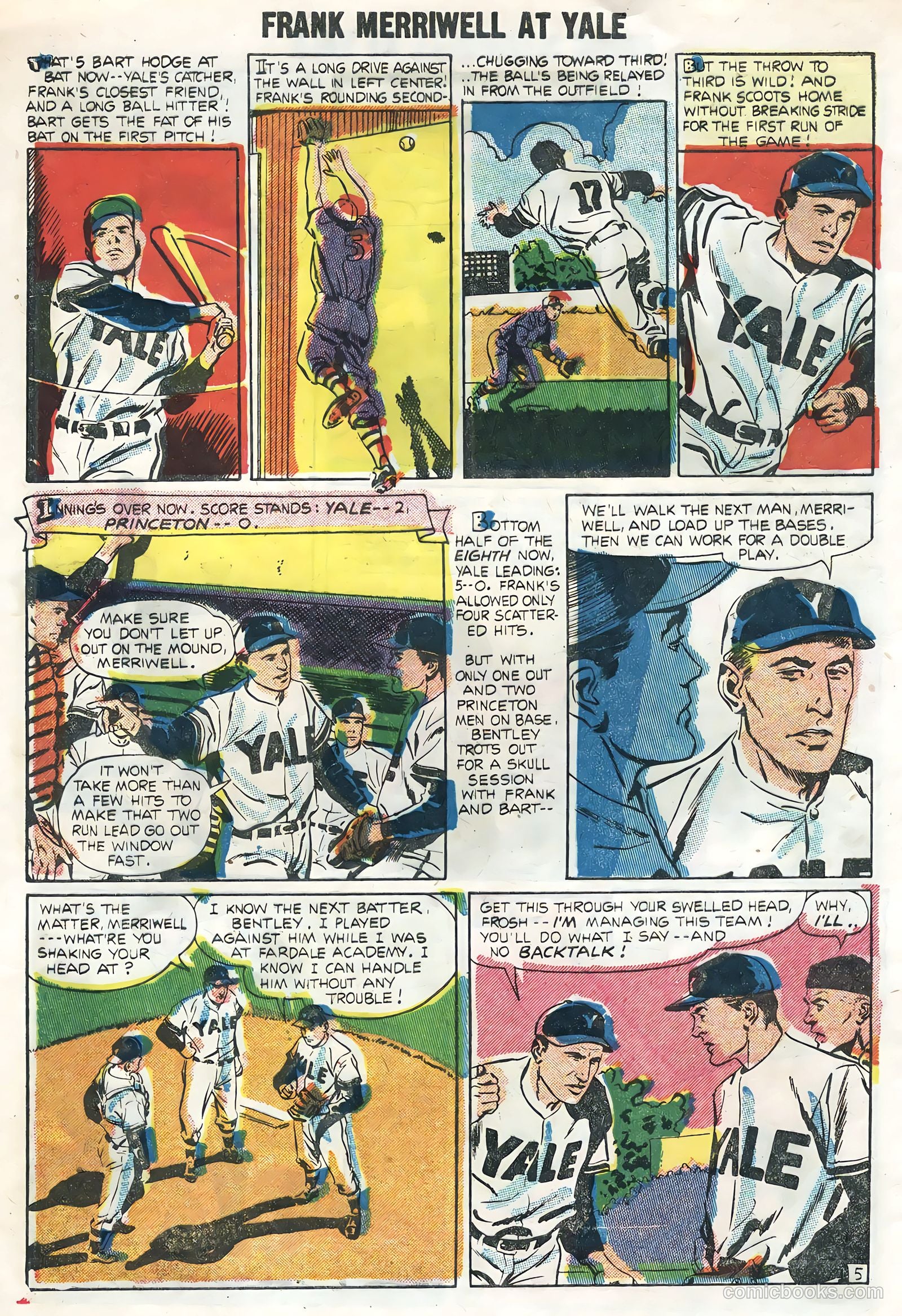 Frank Merriwell at Yale #1 (1955) — page 8 of 36