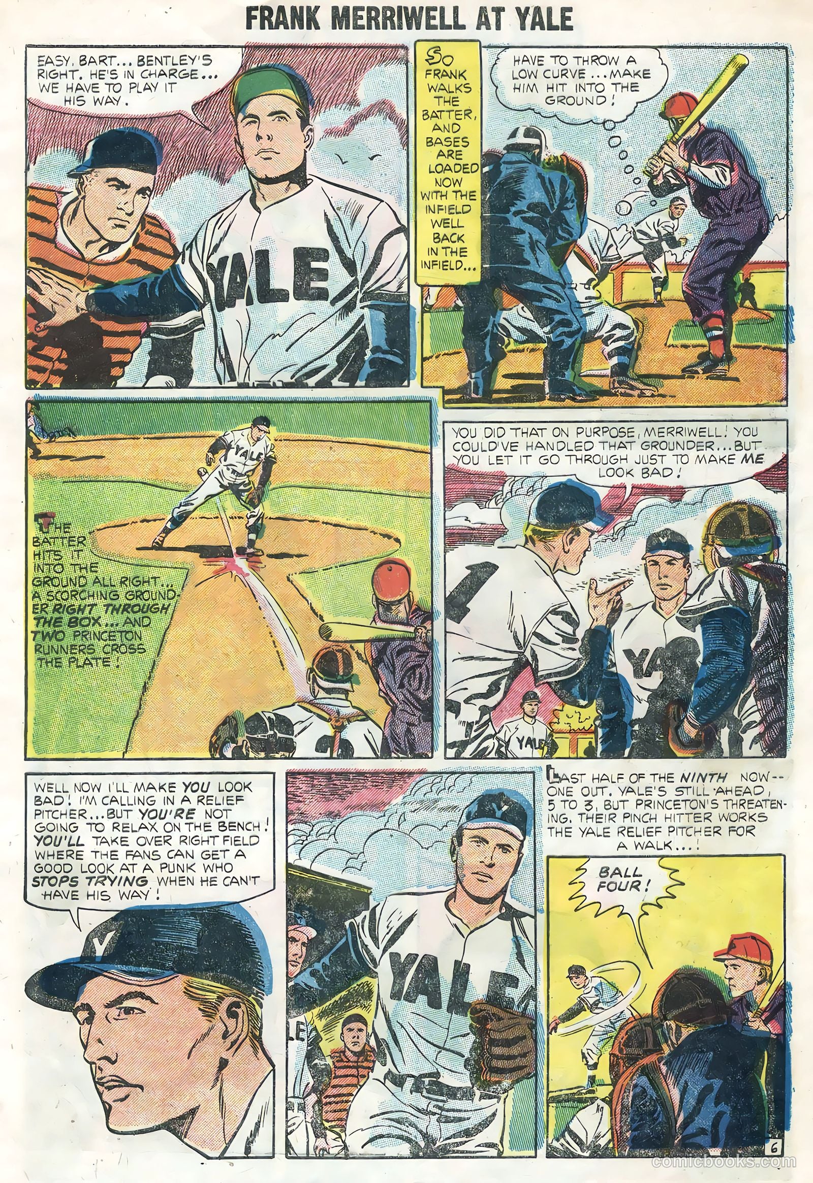 Frank Merriwell at Yale #1 (1955) — page 9 of 36