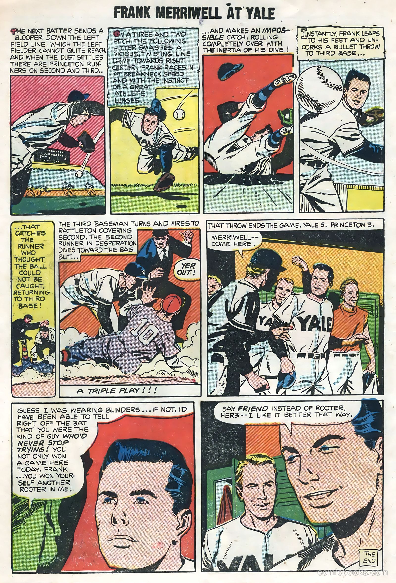 Frank Merriwell at Yale #1 (1955) — page 10 of 36