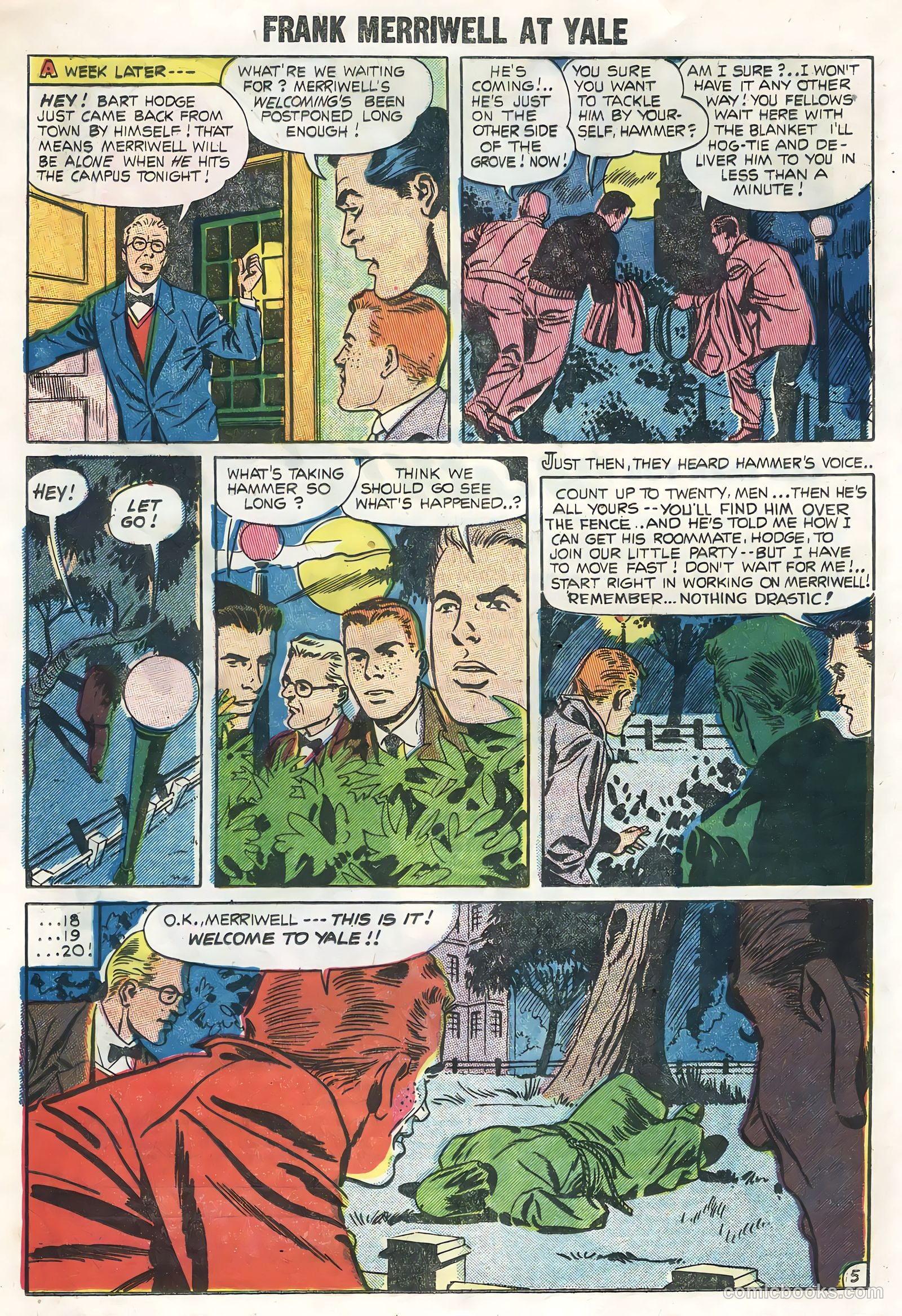 Frank Merriwell at Yale #1 (1955) — page 16 of 36