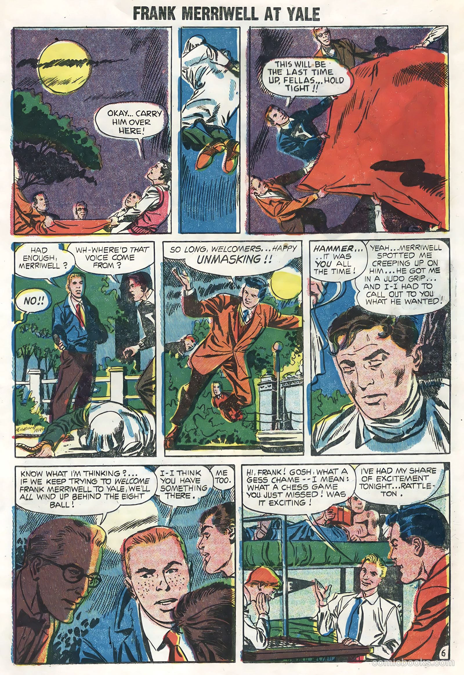 Frank Merriwell at Yale #1 (1955) — page 17 of 36