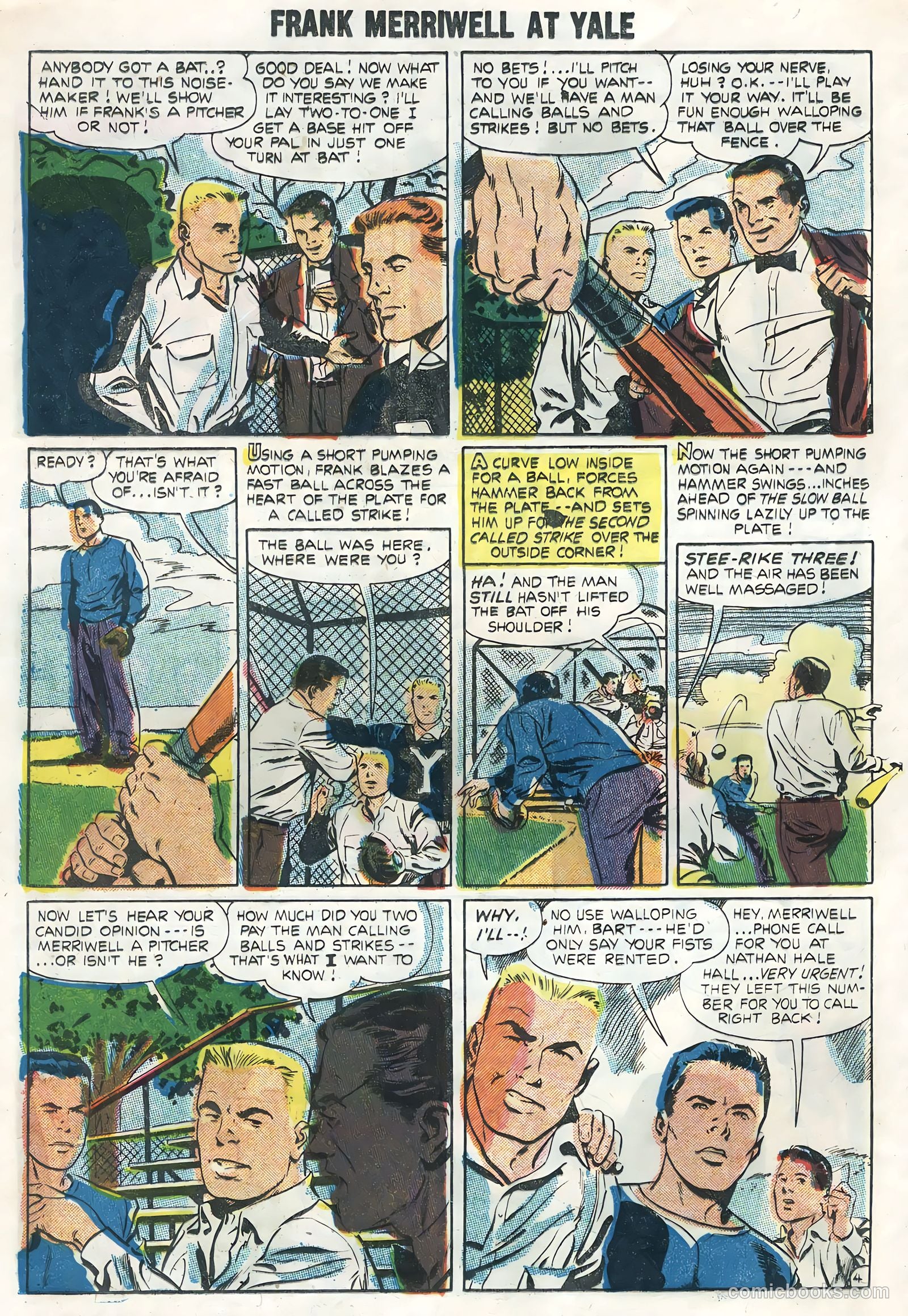 Frank Merriwell at Yale #1 (1955) — page 24 of 36