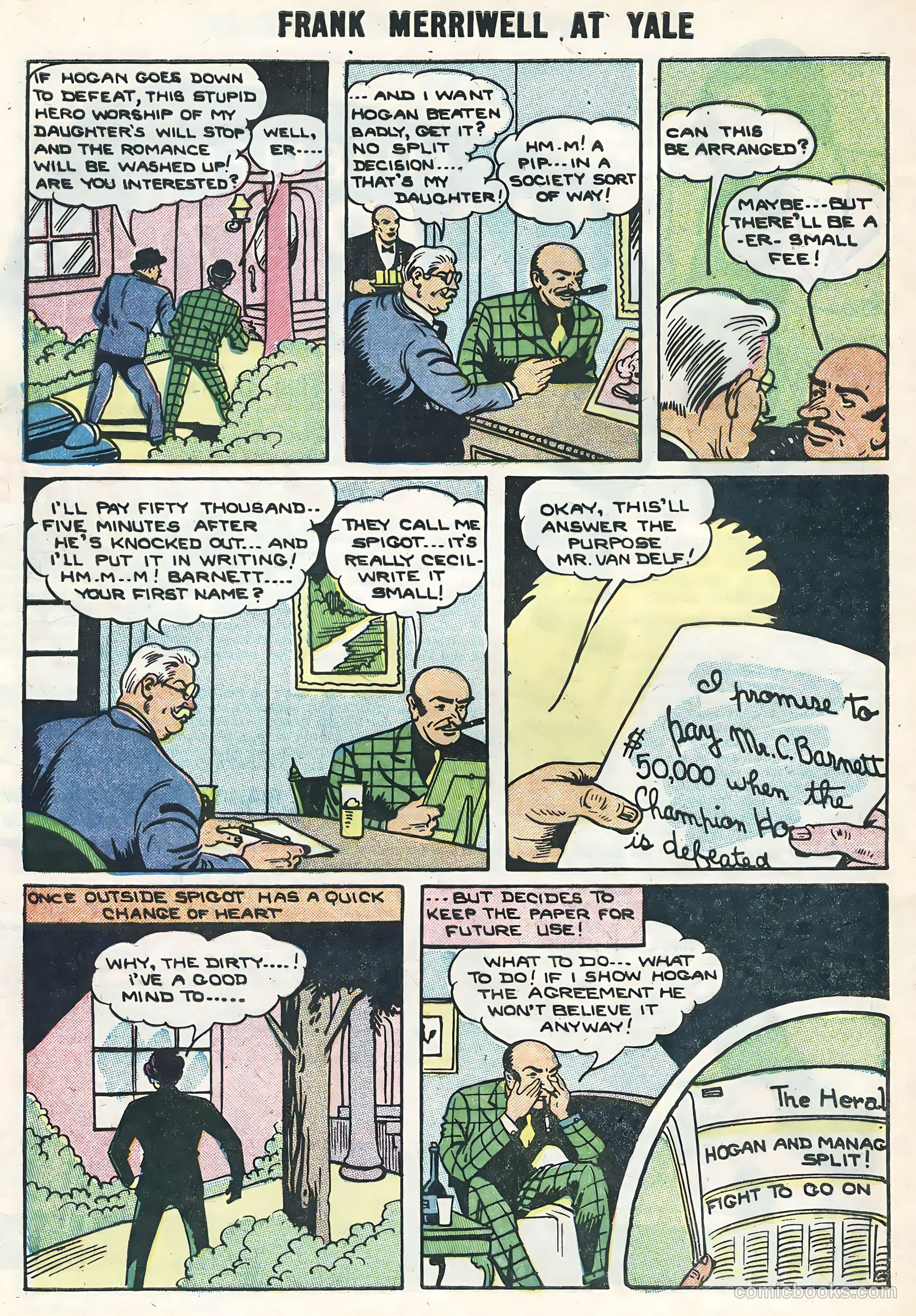 Frank Merriwell at Yale #2 (1955) — page 32 of 36