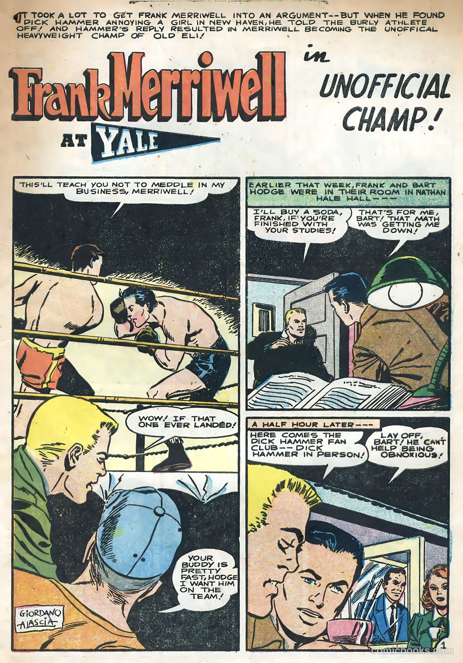 Frank Merriwell at Yale #3 (1955) — page 3 of 36