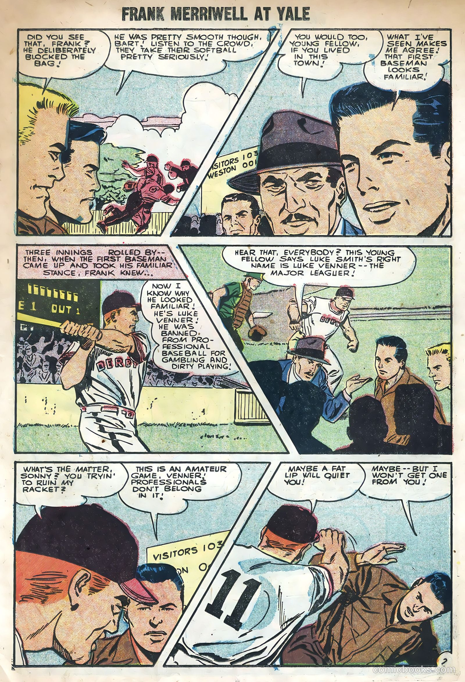 Frank Merriwell at Yale #3 (1955) — page 11 of 36