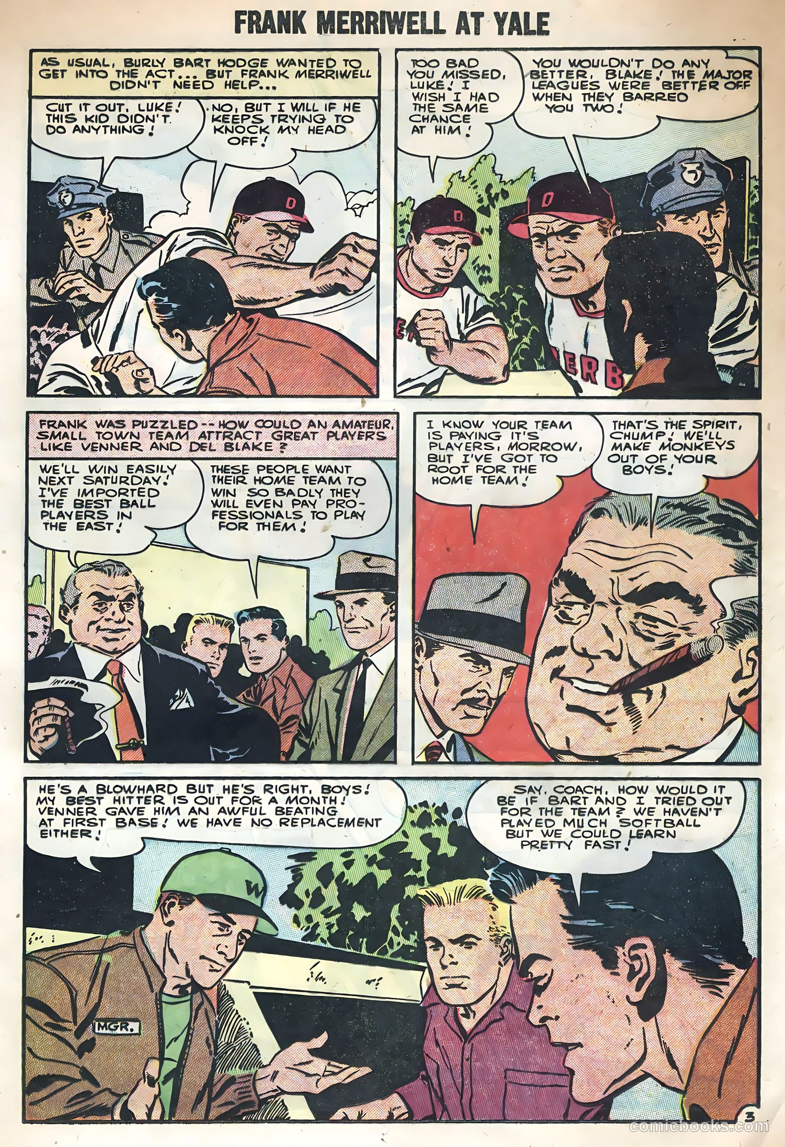 Frank Merriwell at Yale #3 (1955) — page 12 of 36