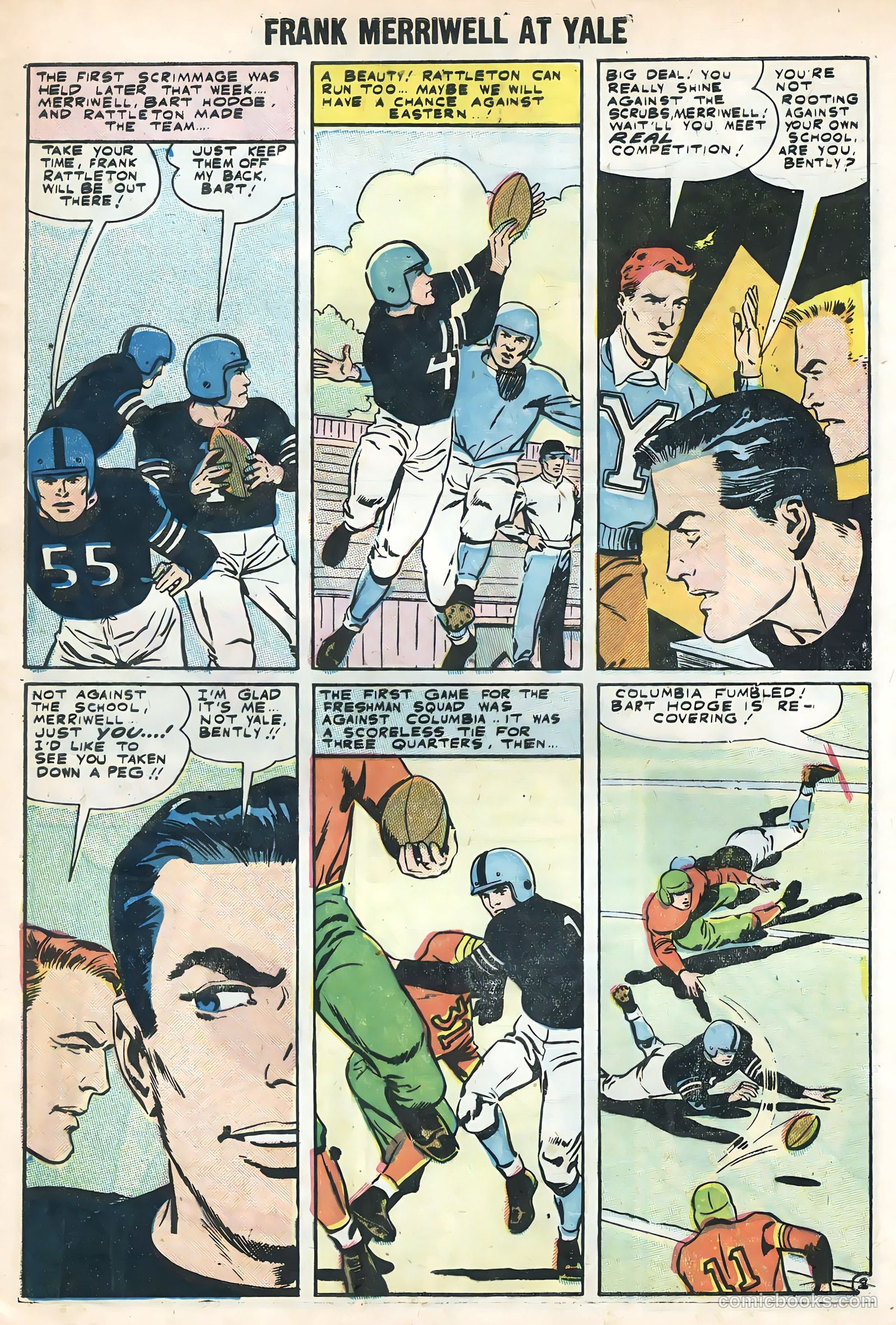 Frank Merriwell at Yale #4 (1956) — page 9 of 36