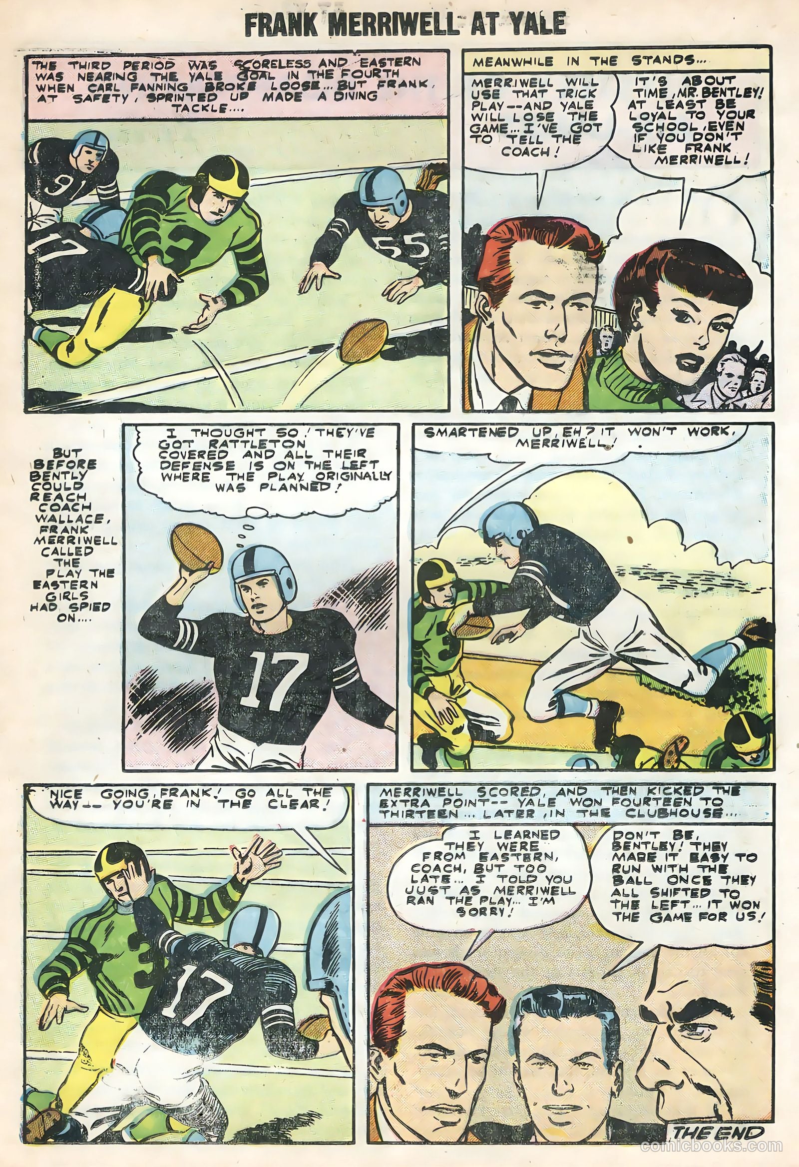 Frank Merriwell at Yale #4 (1956) — page 17 of 36